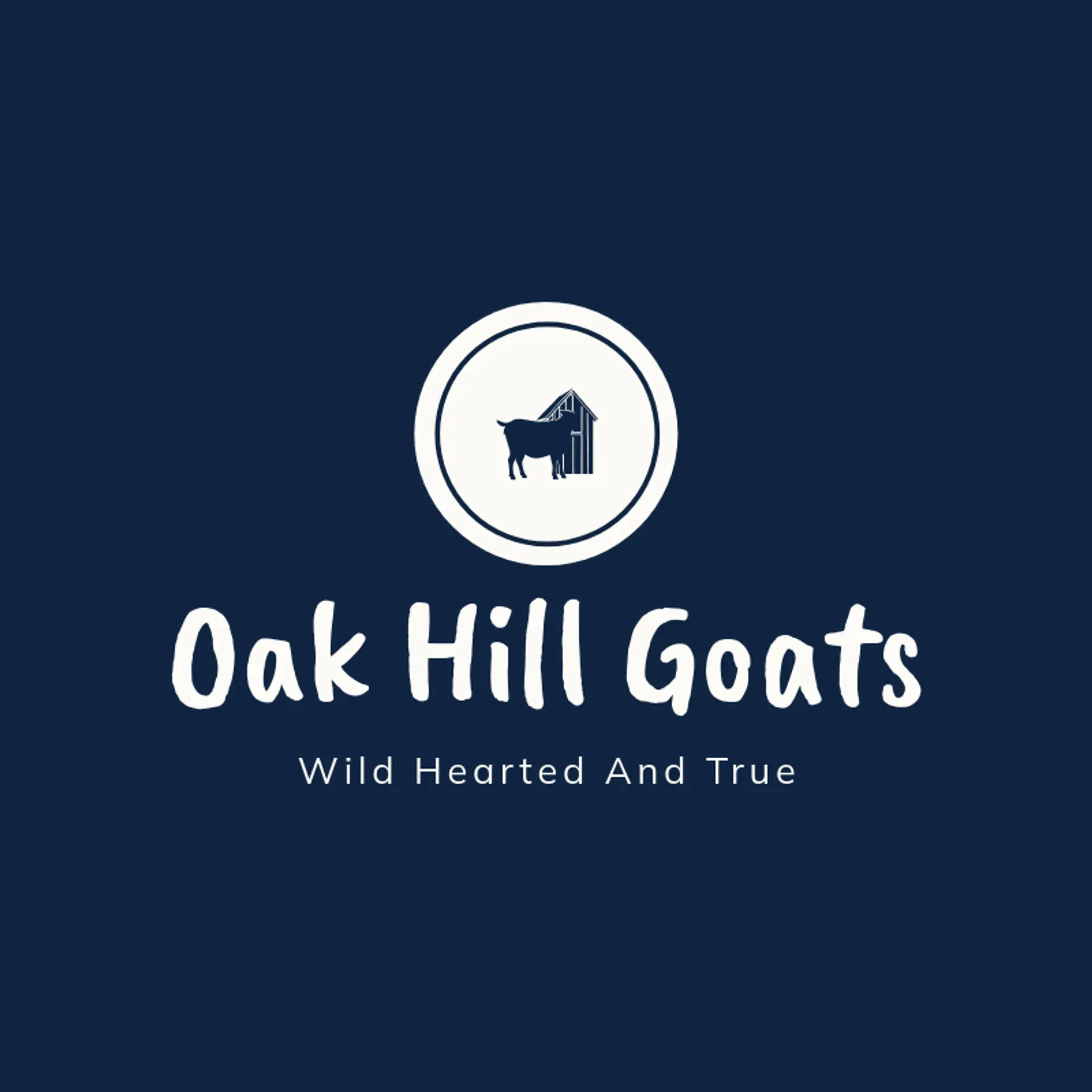 Oak Hill Goats logo for goat