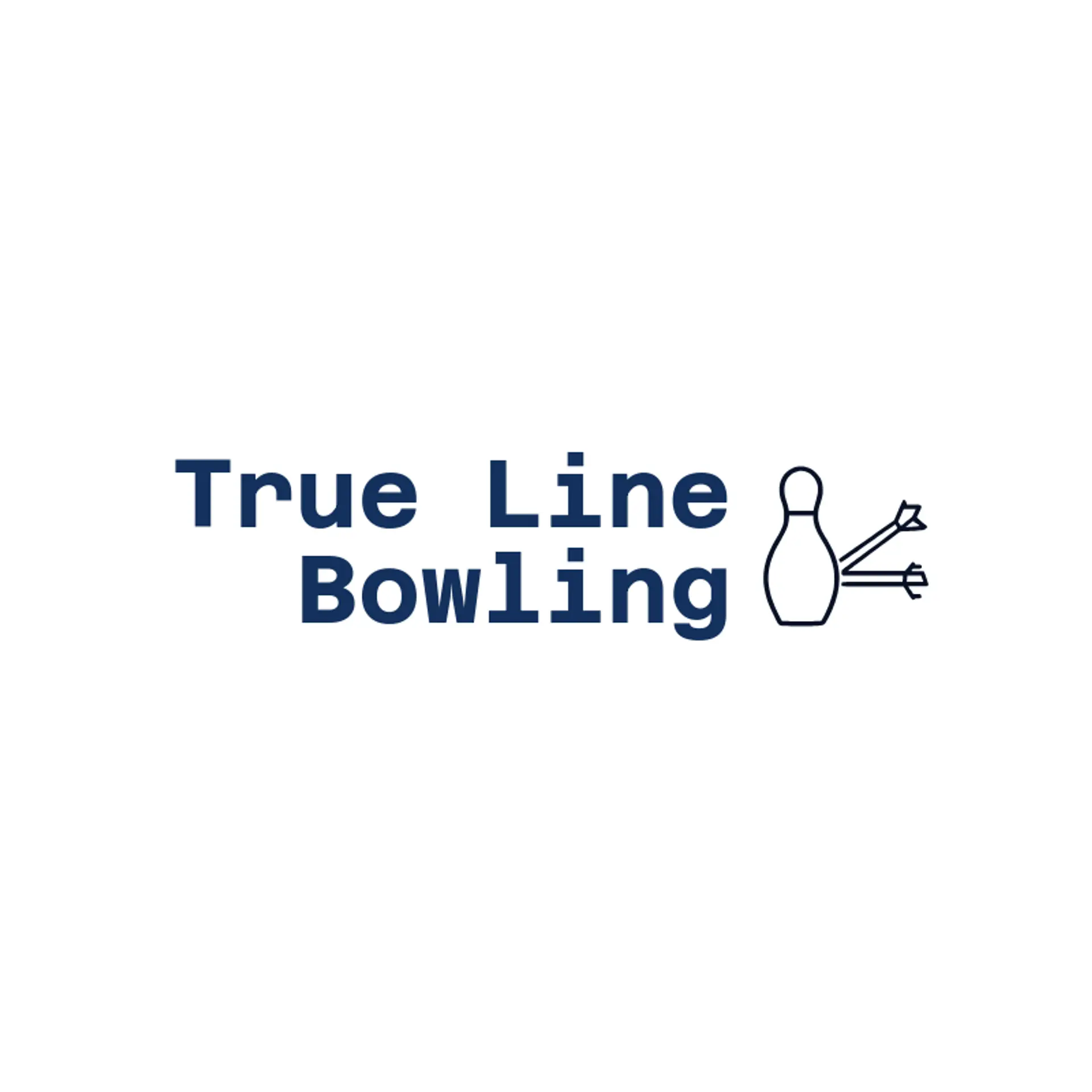 True Line Bowling logo for bowling