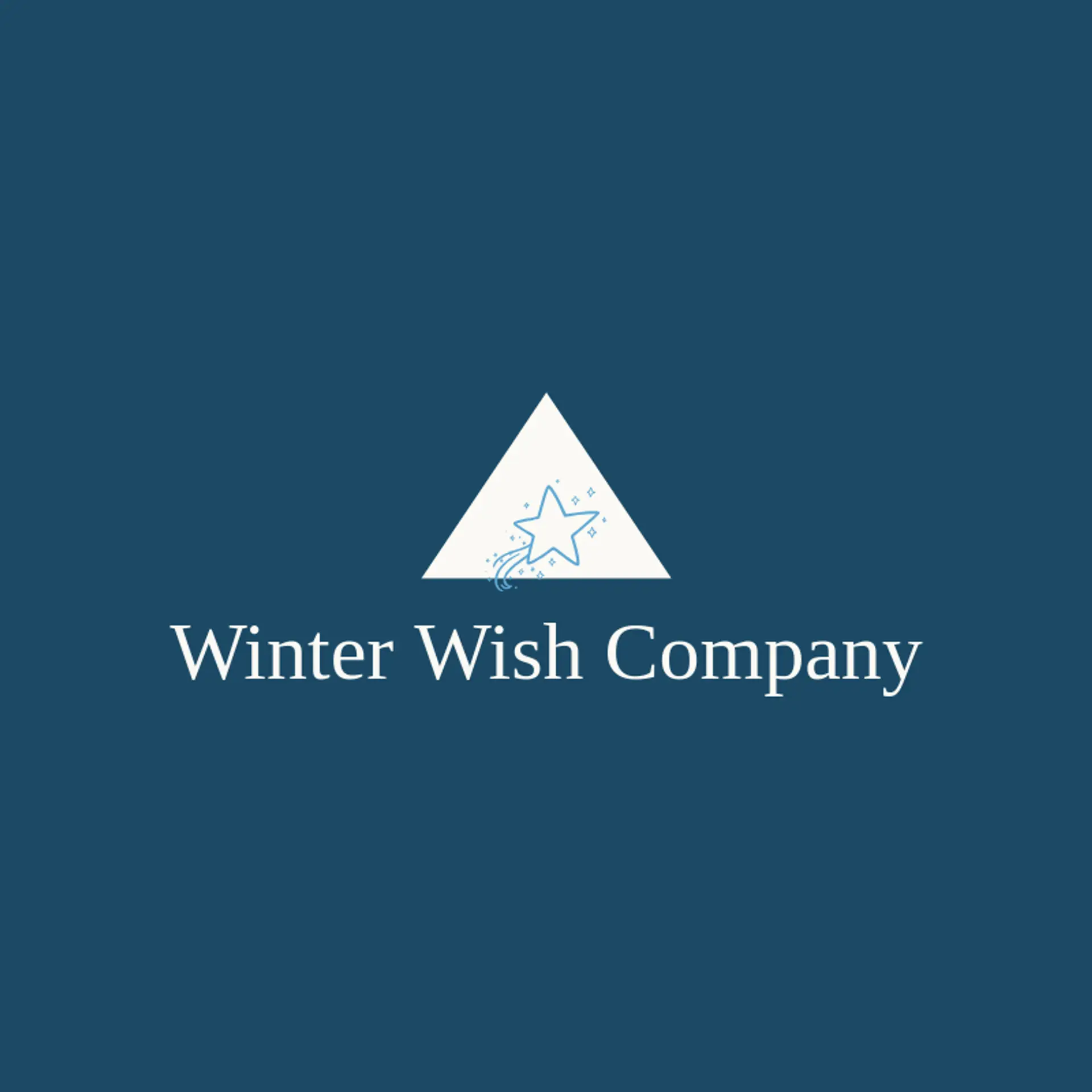 Winter Wish Company logo for holiday
