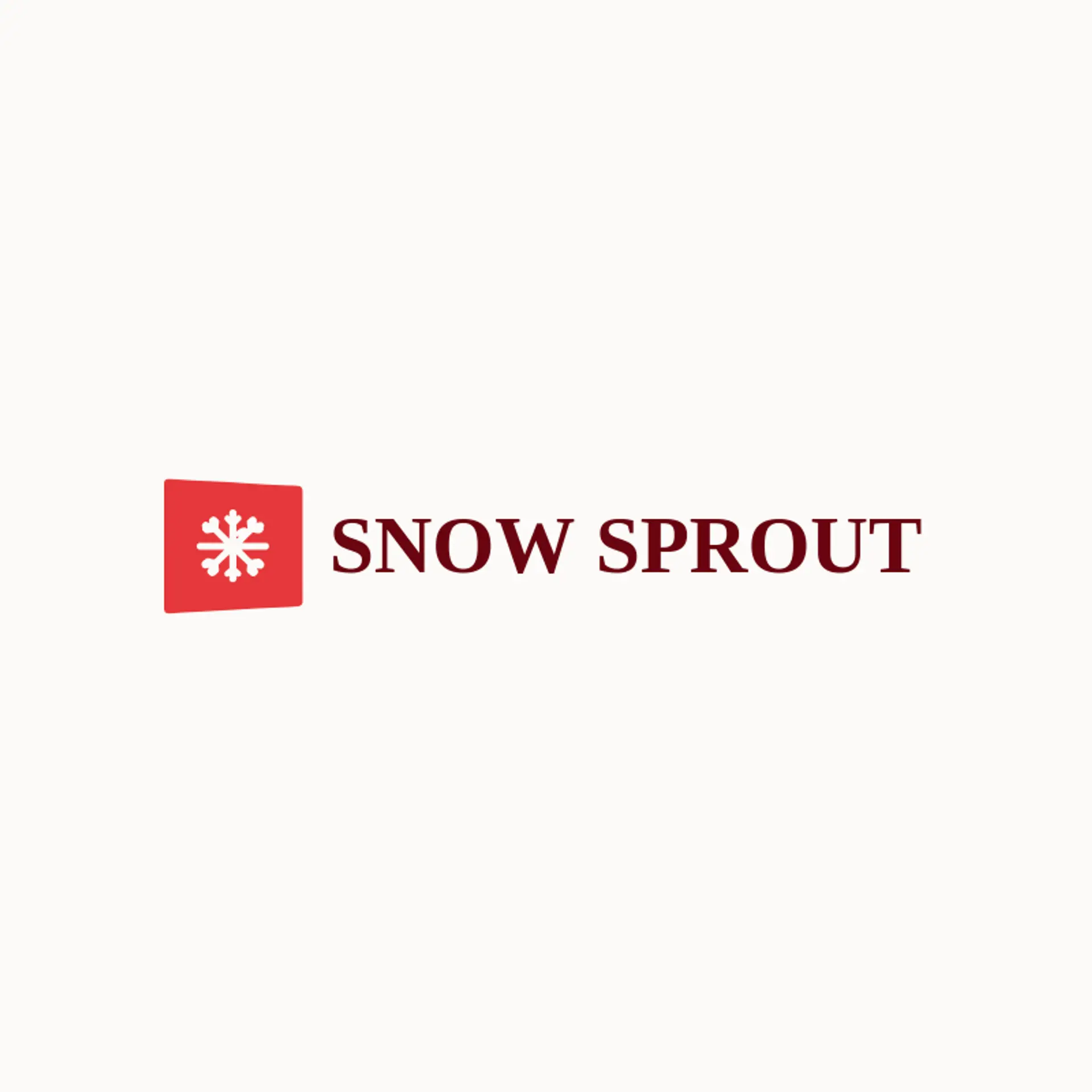 Snow Sprout logo for snow