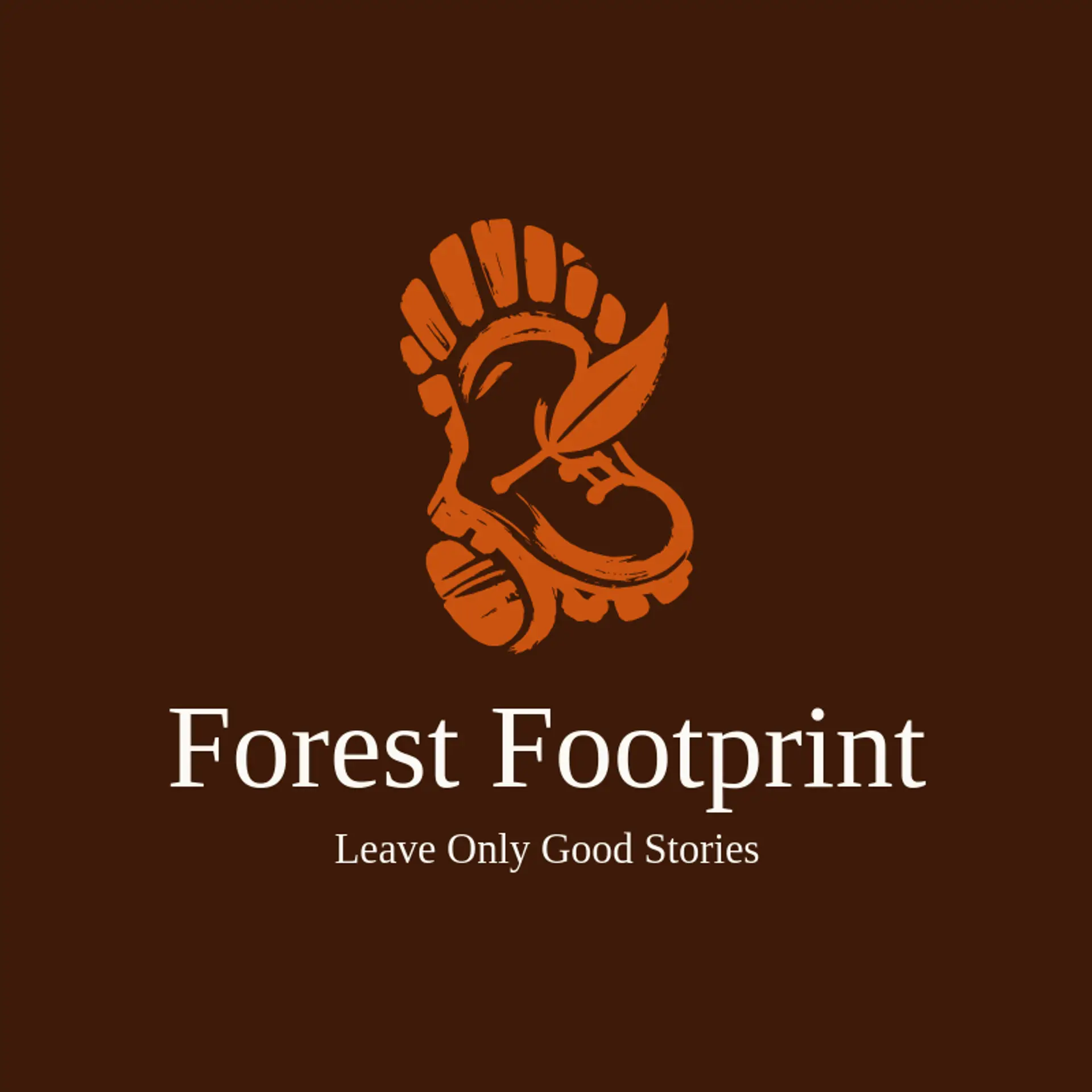 Forest Footprint logo for hiking