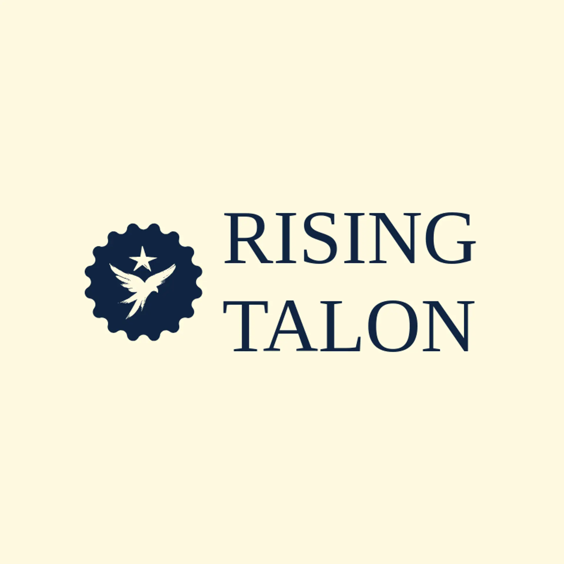Rising Talon logo for air force