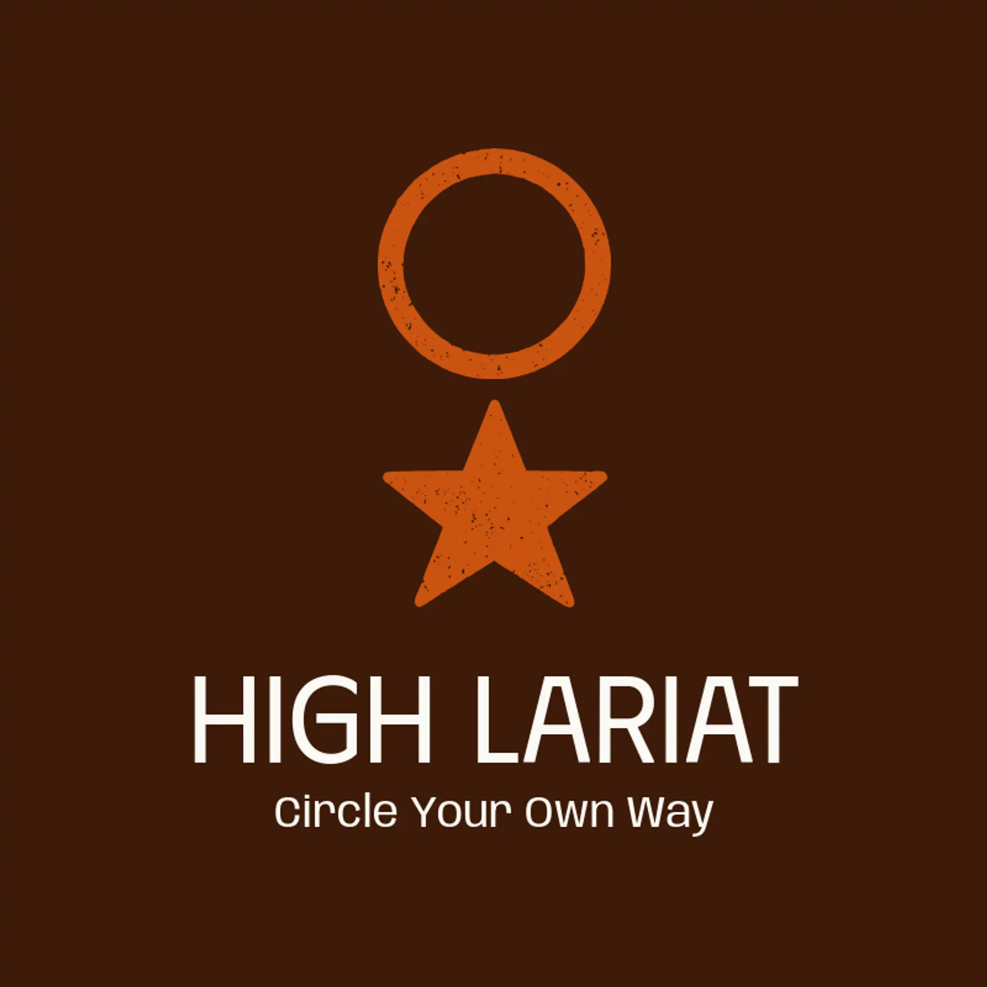 High Lariat logo for cowboy