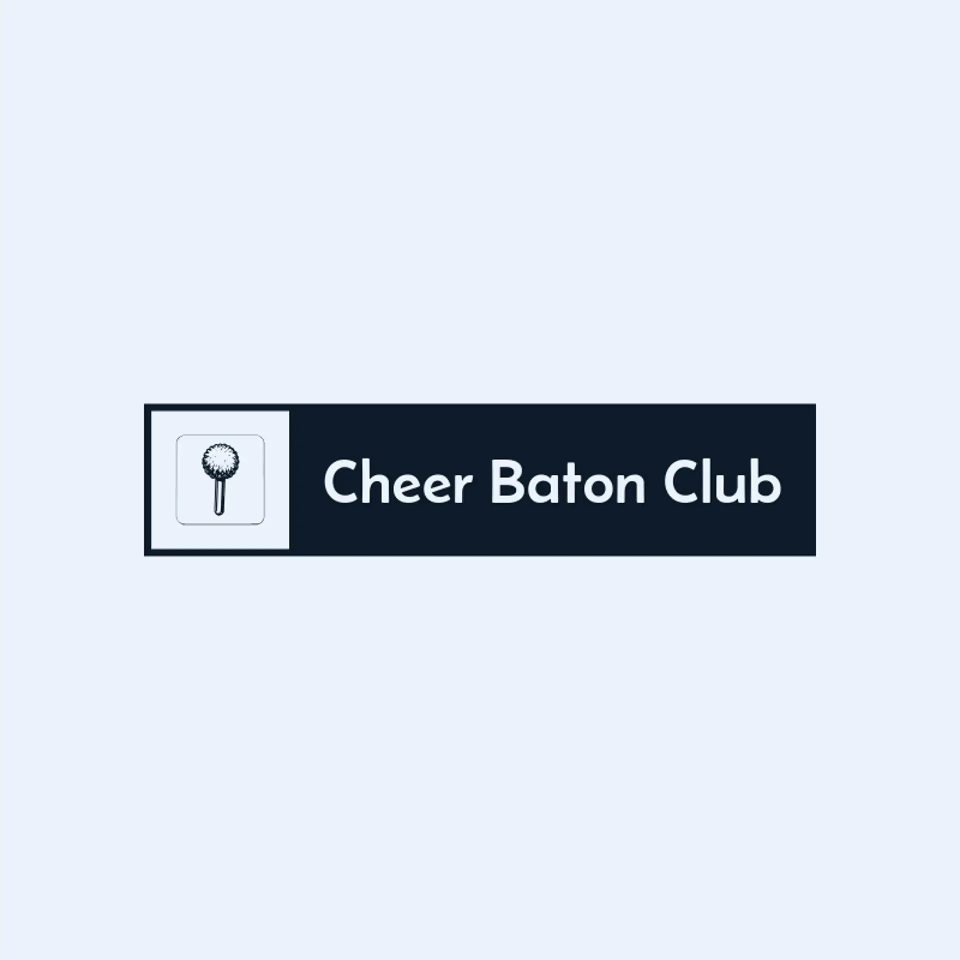 Cheer Baton Club logo for cheerleading