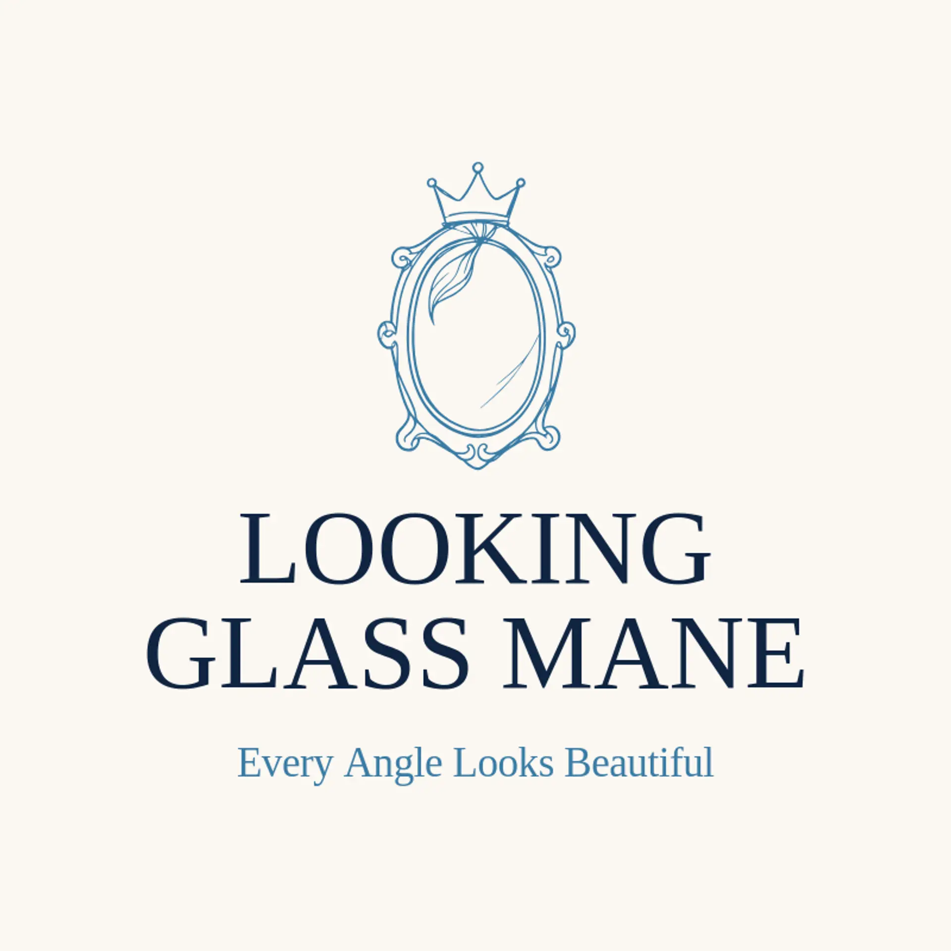 Looking Glass Mane logo for hair
