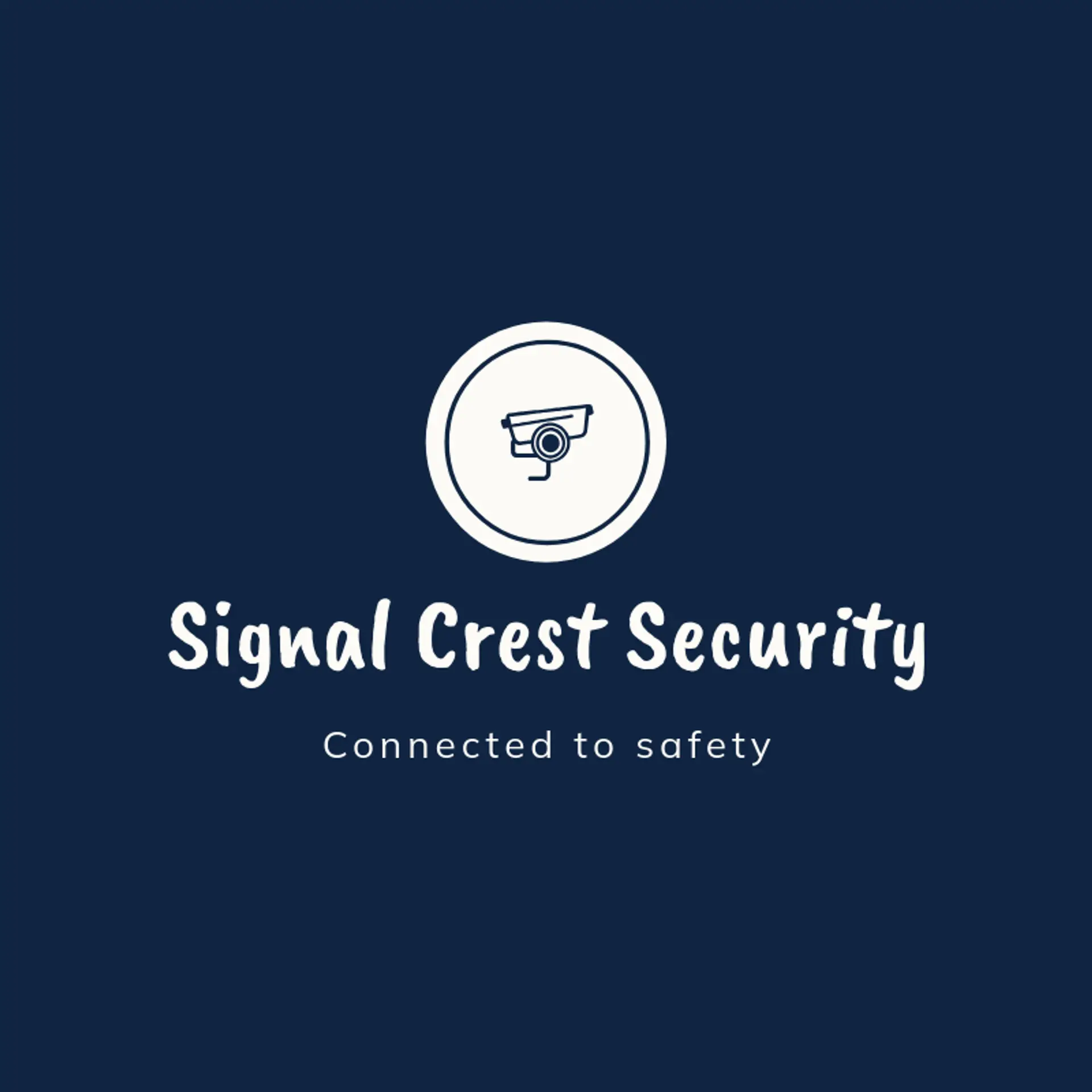 Signal Crest Security logo for cctv
