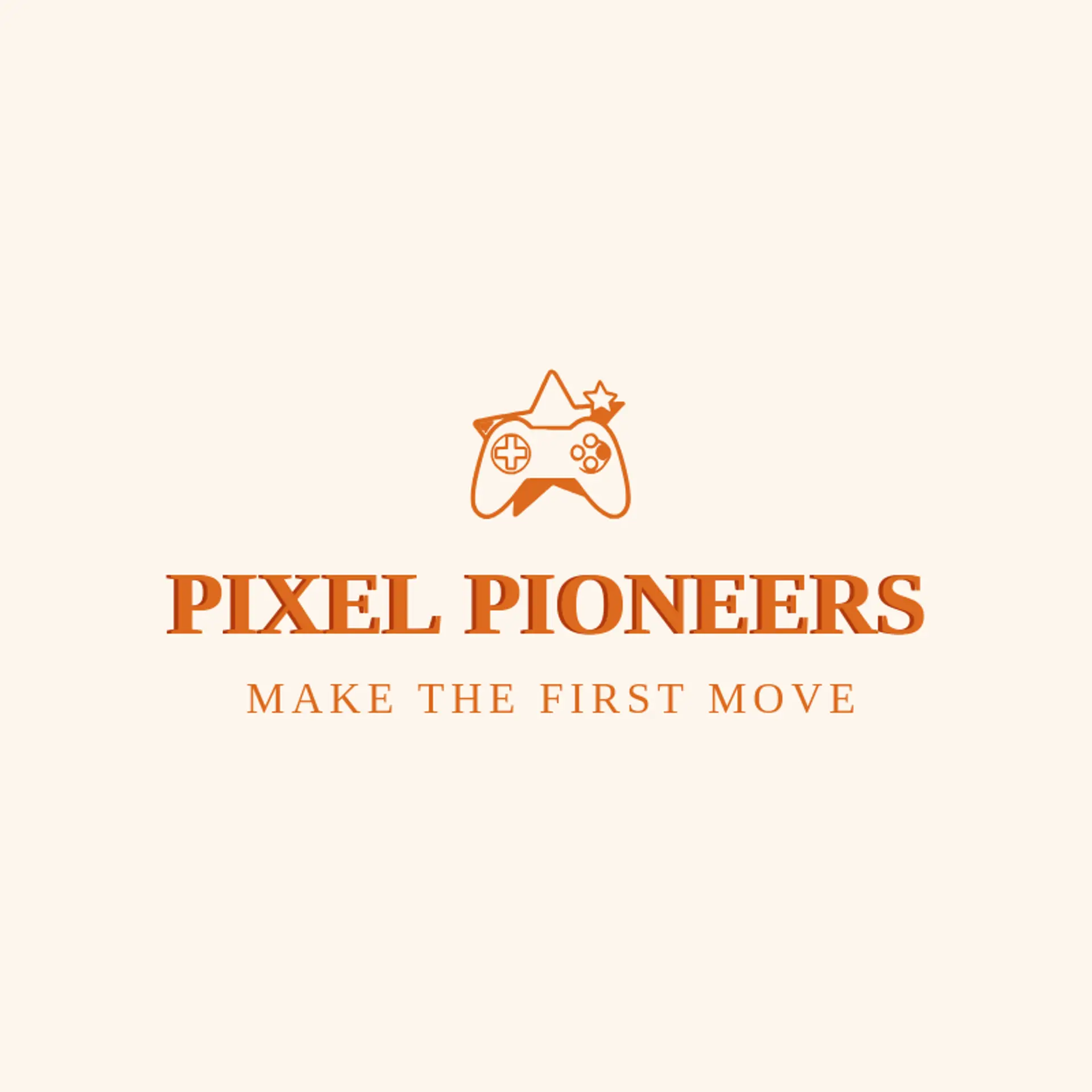 Pixel Pioneers logo for game controller
