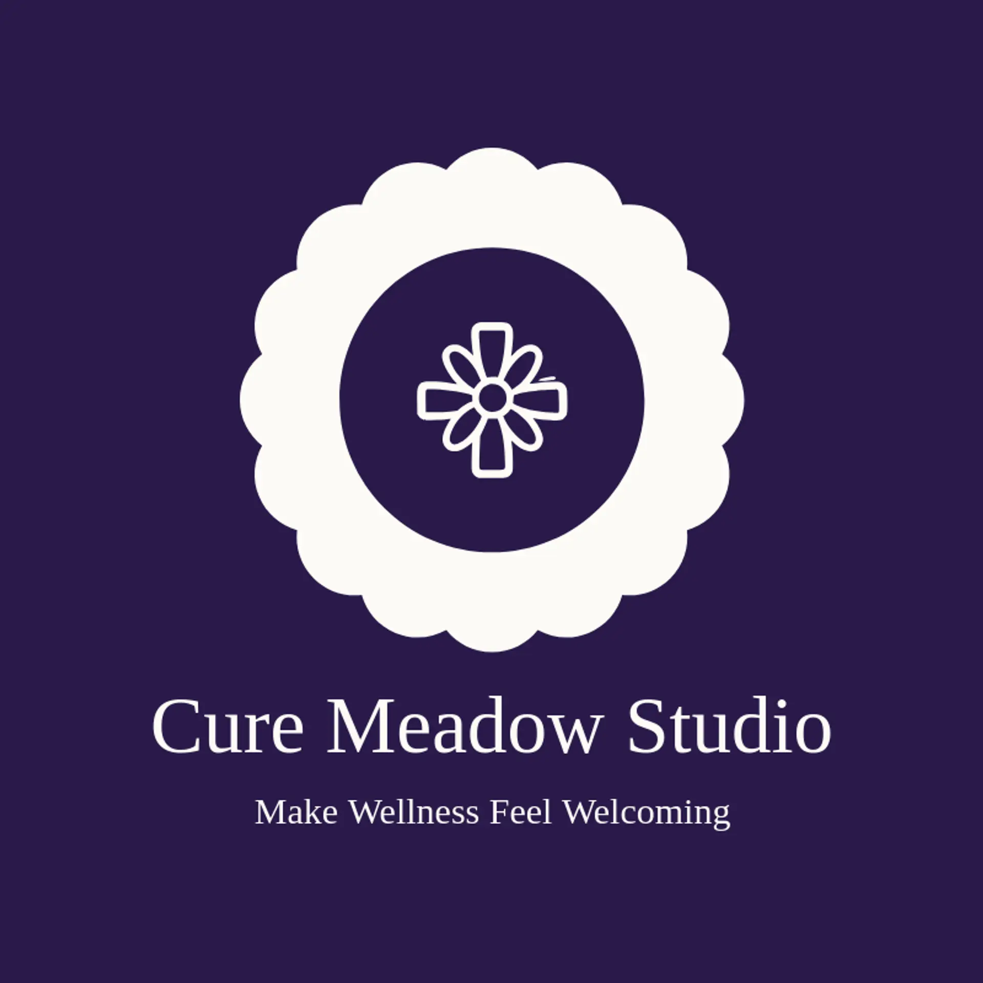 Cure Meadow Studio logo for cure