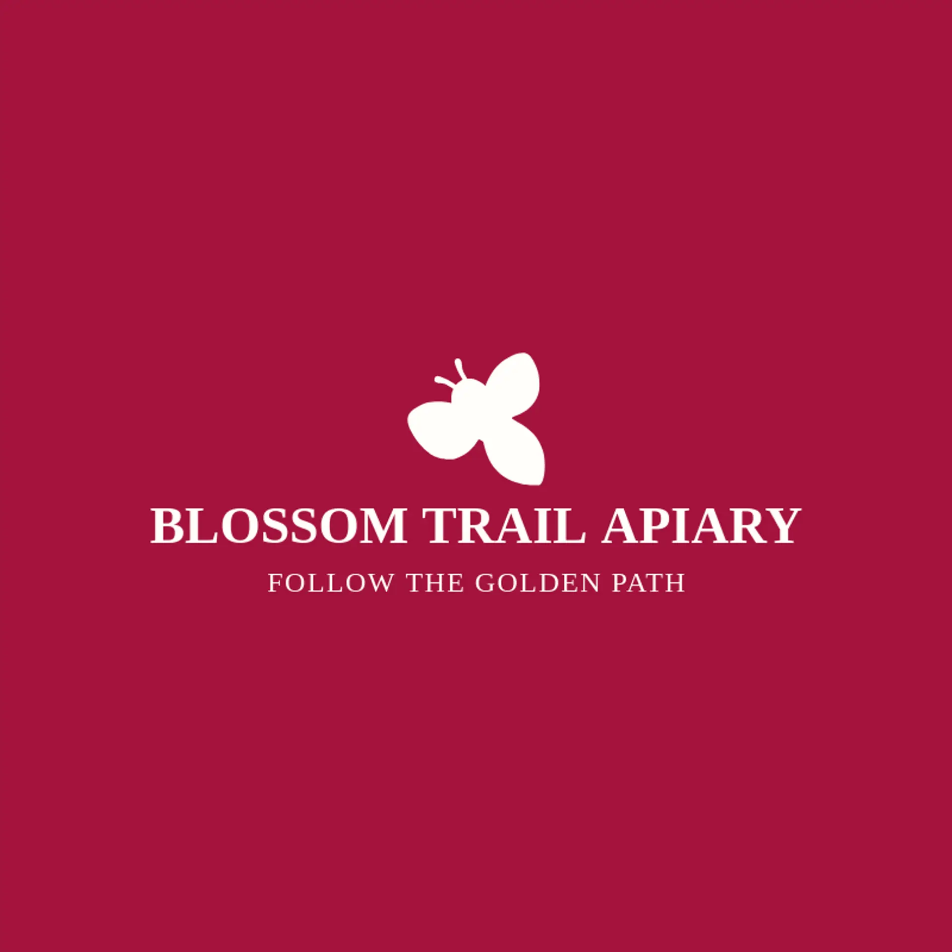 Blossom Trail Apiary logo for honey bee
