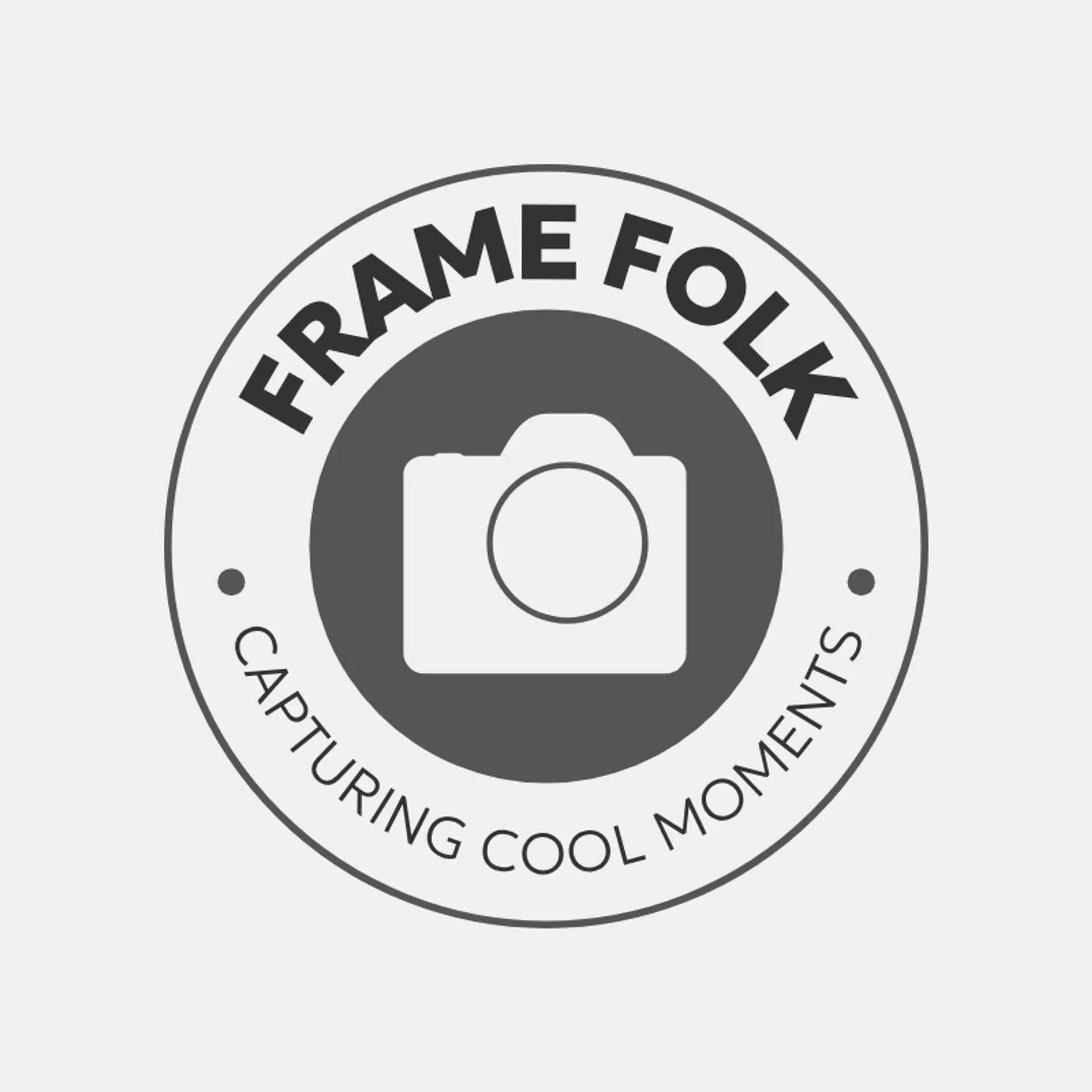 Frame Folk logo for cool photography