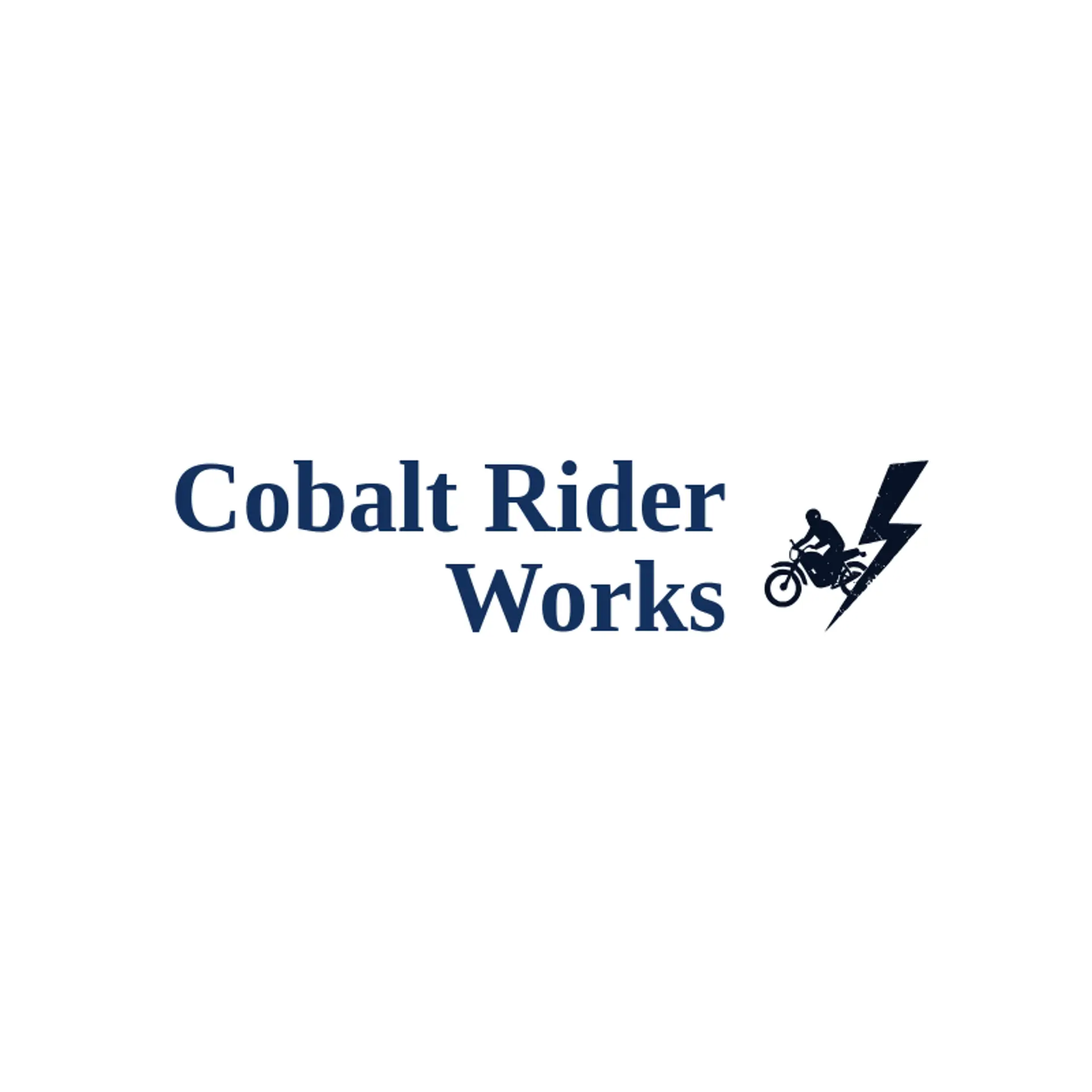 Cobalt Rider Works logo for rider