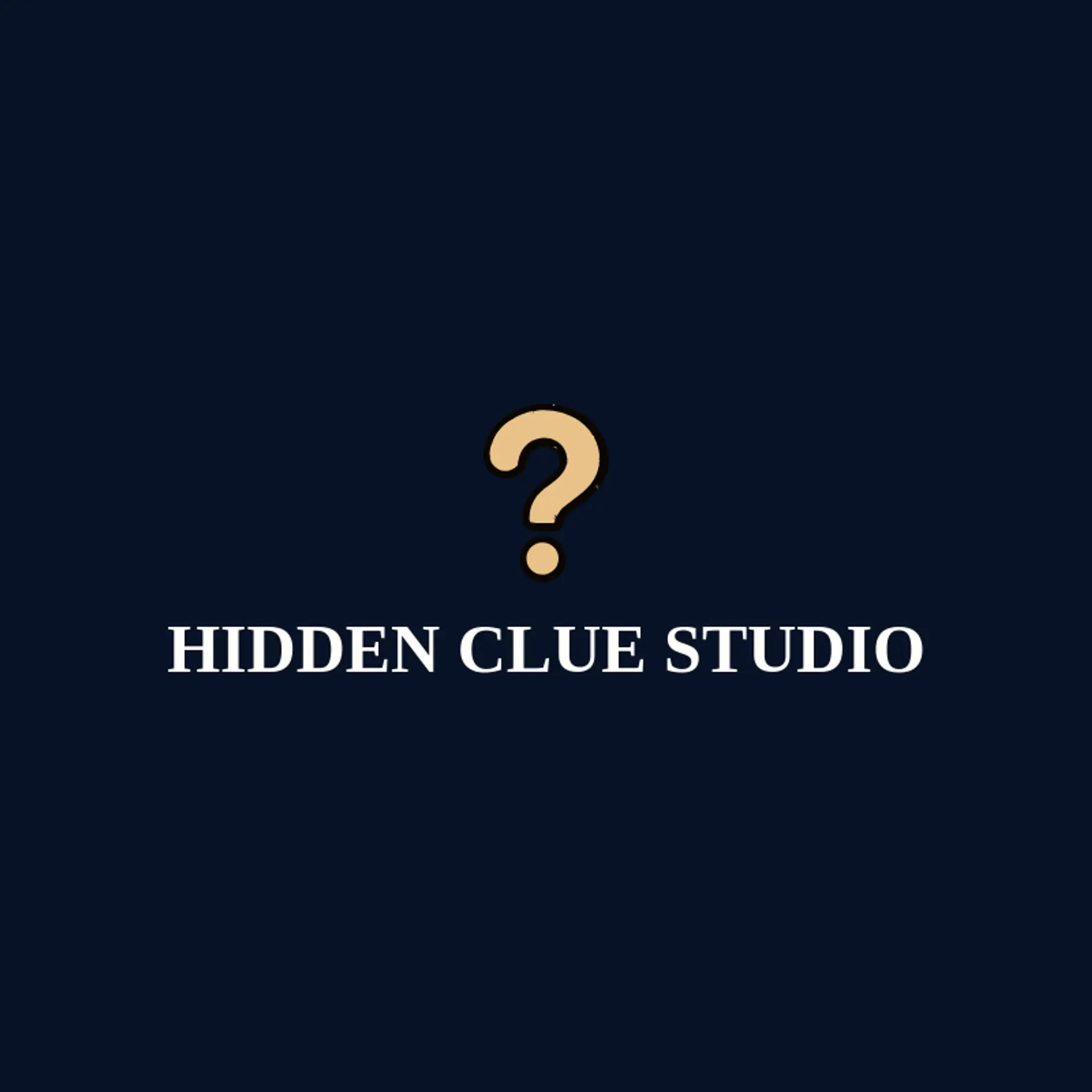 Hidden Clue Studio logo for mystery