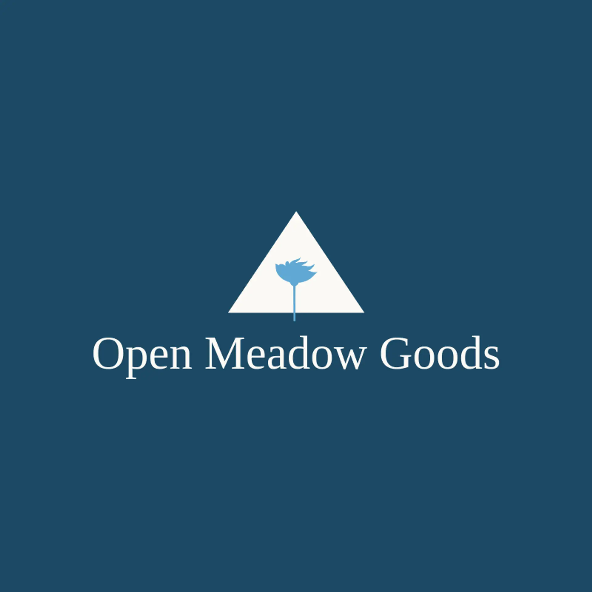 Open Meadow Goods logo for wildflower