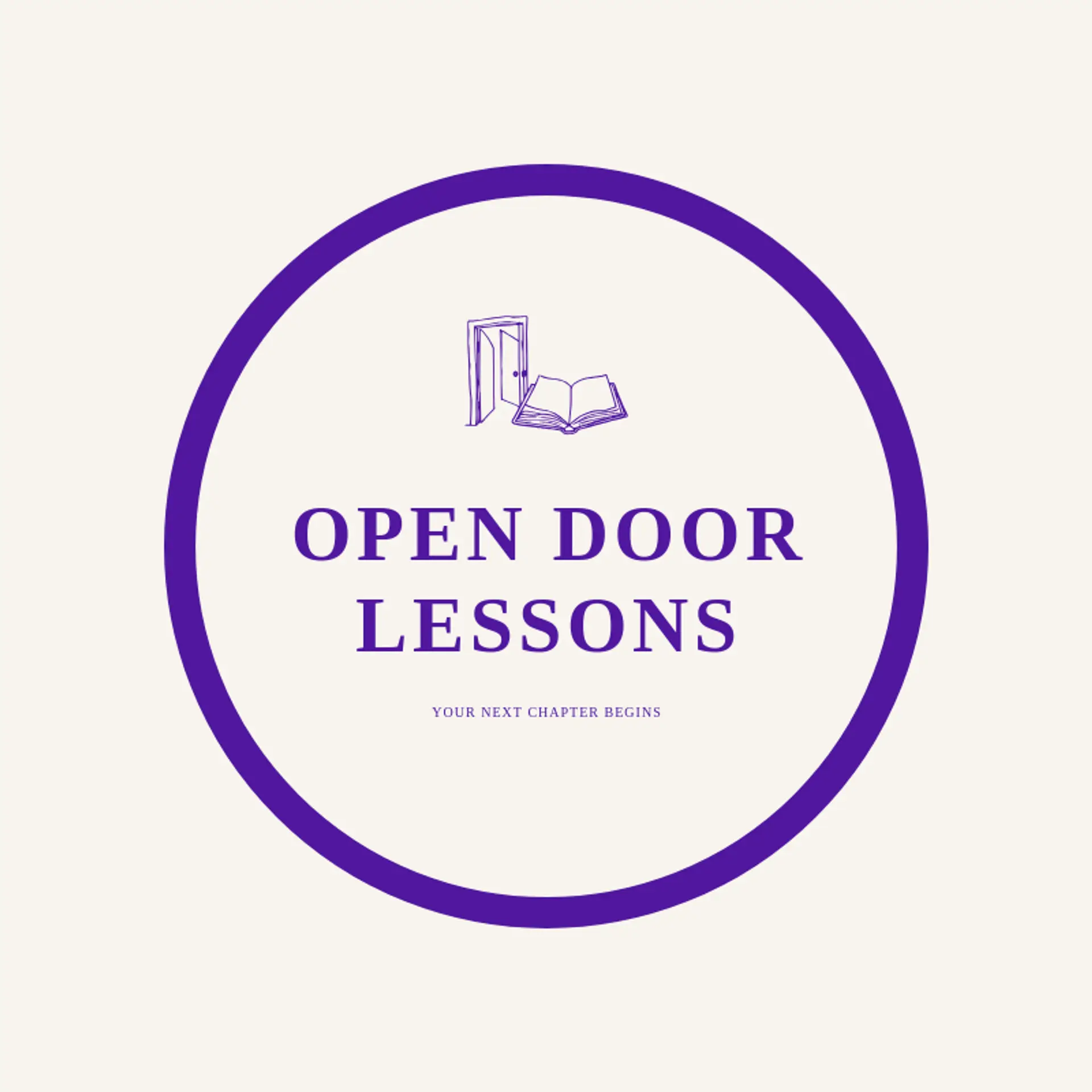 Open Door Lessons logo for learning