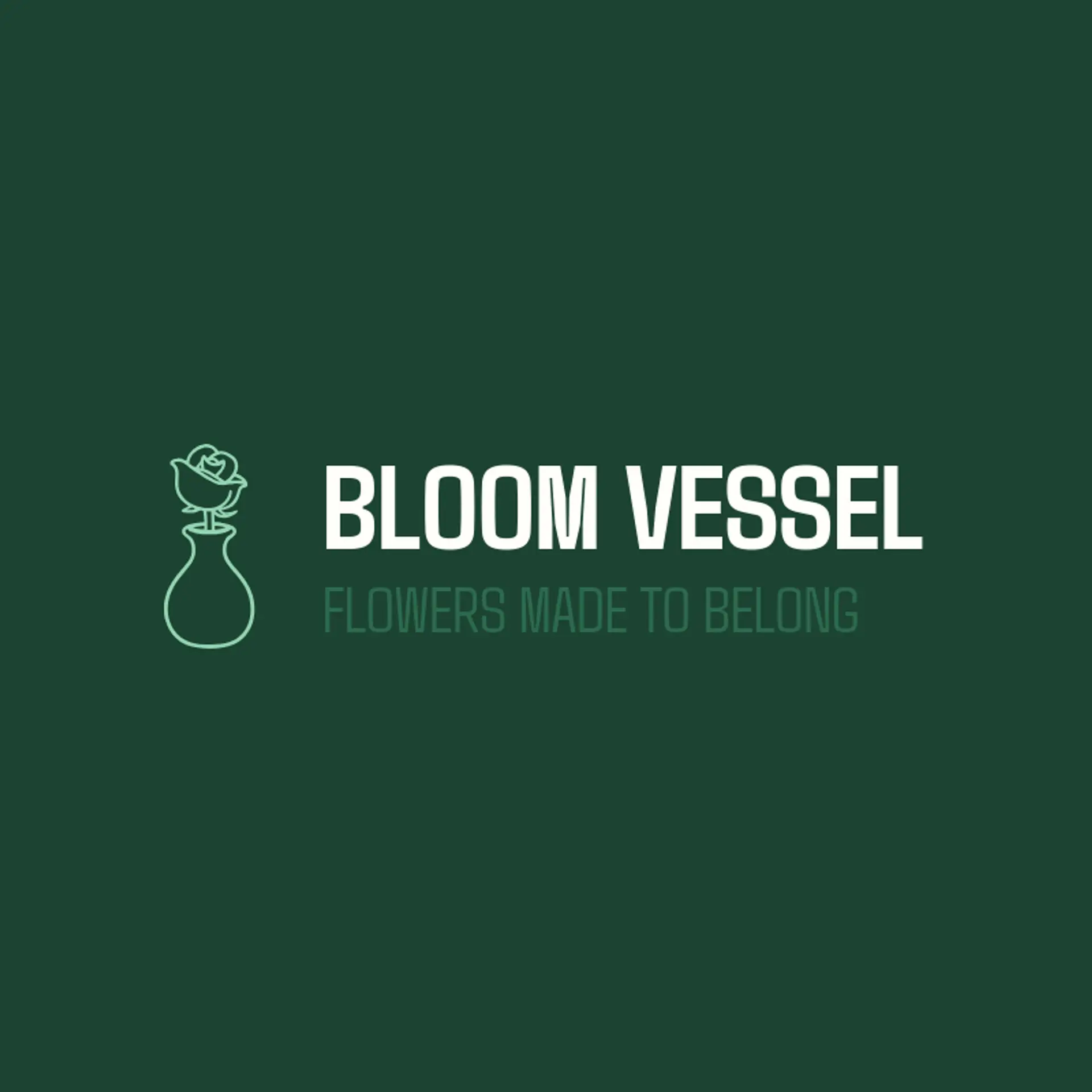 Bloom Vessel logo for rose