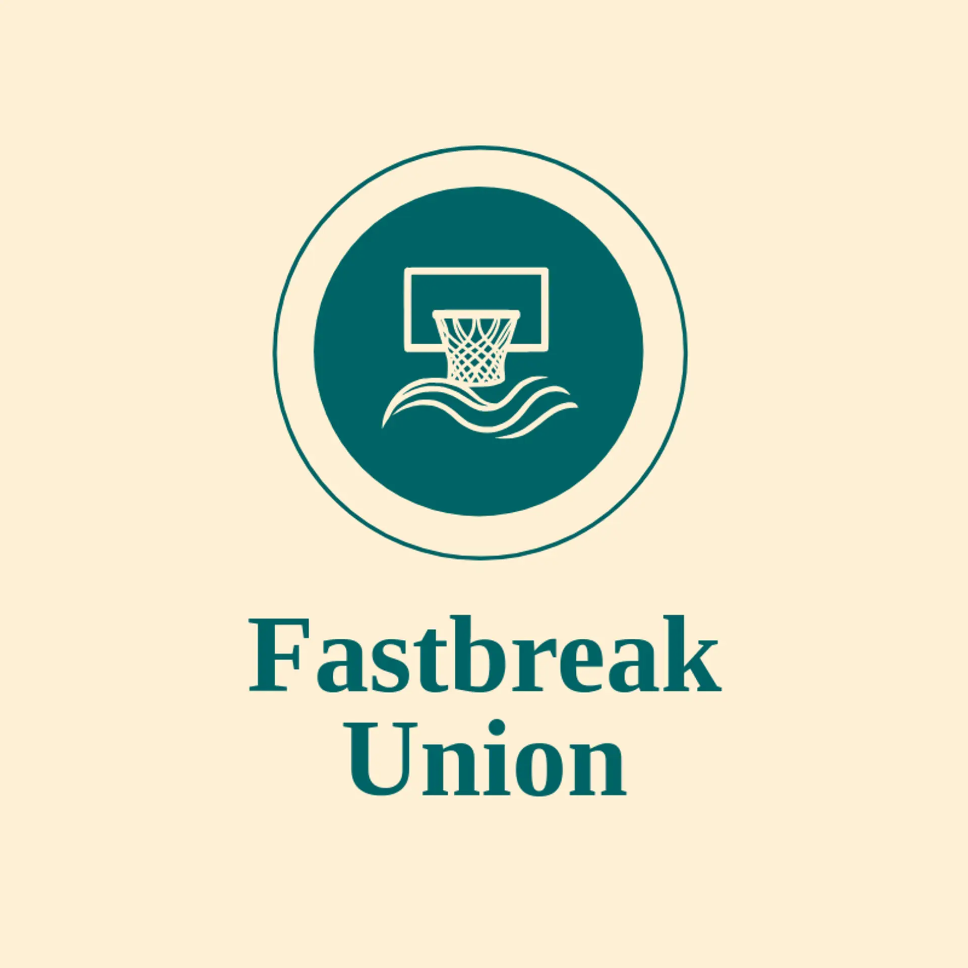 Fastbreak Union logo for sports team