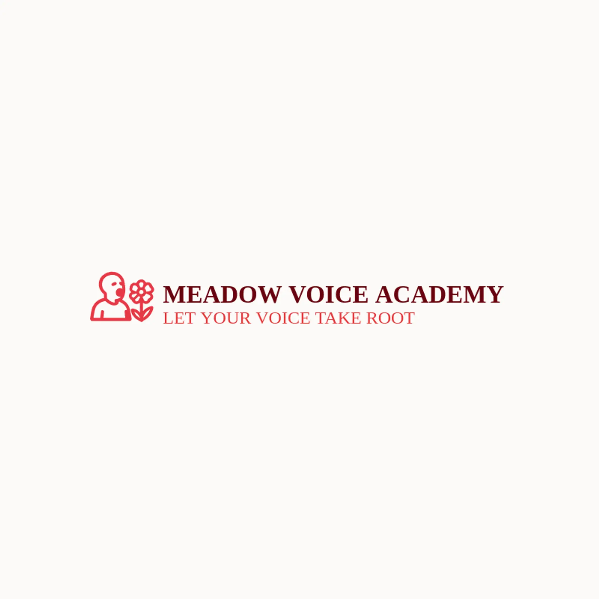 Meadow Voice Academy logo for singing