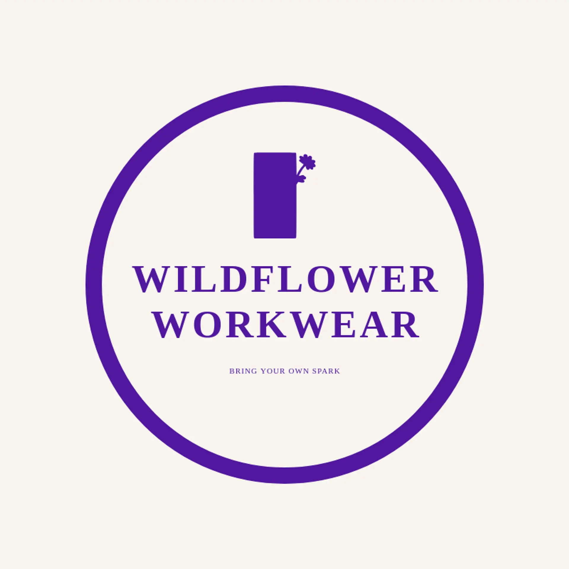 Wildflower Workwear logo for uniform