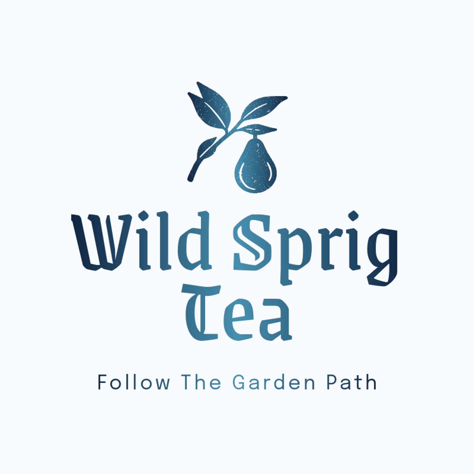 Wild Sprig Tea logo for tea shop