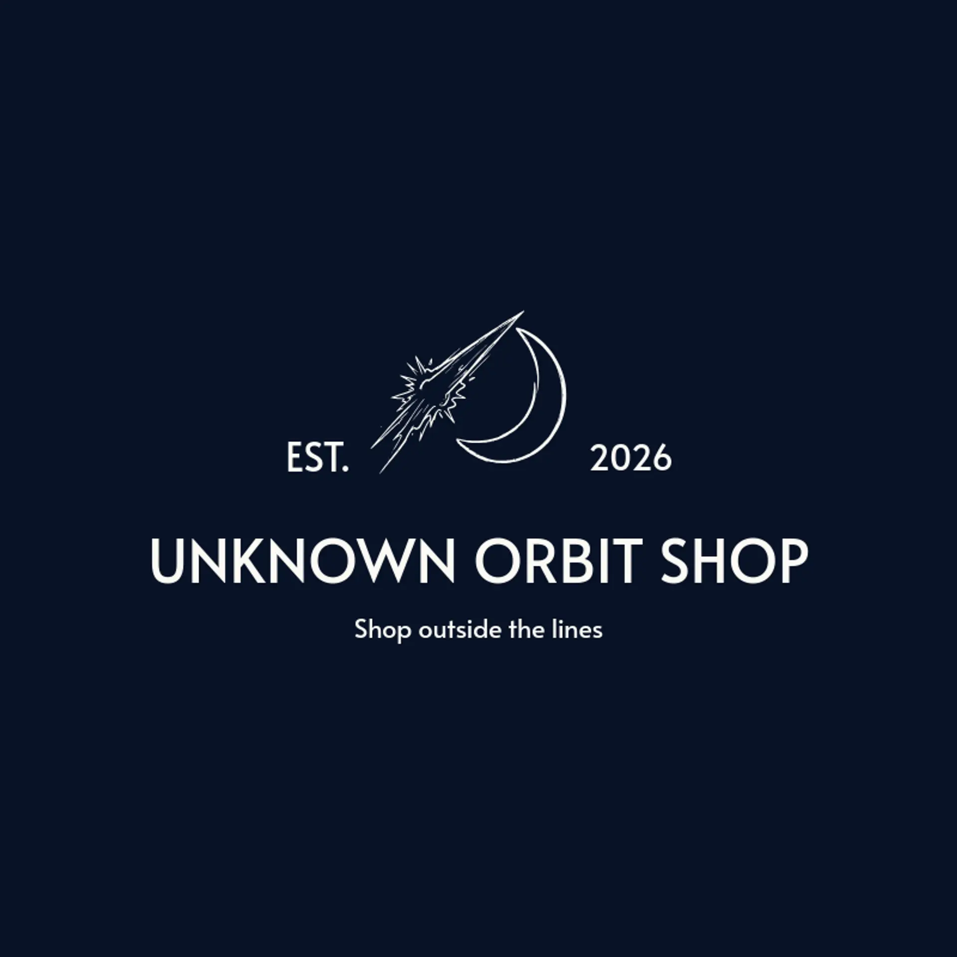 Unknown Orbit Shop logo for alien