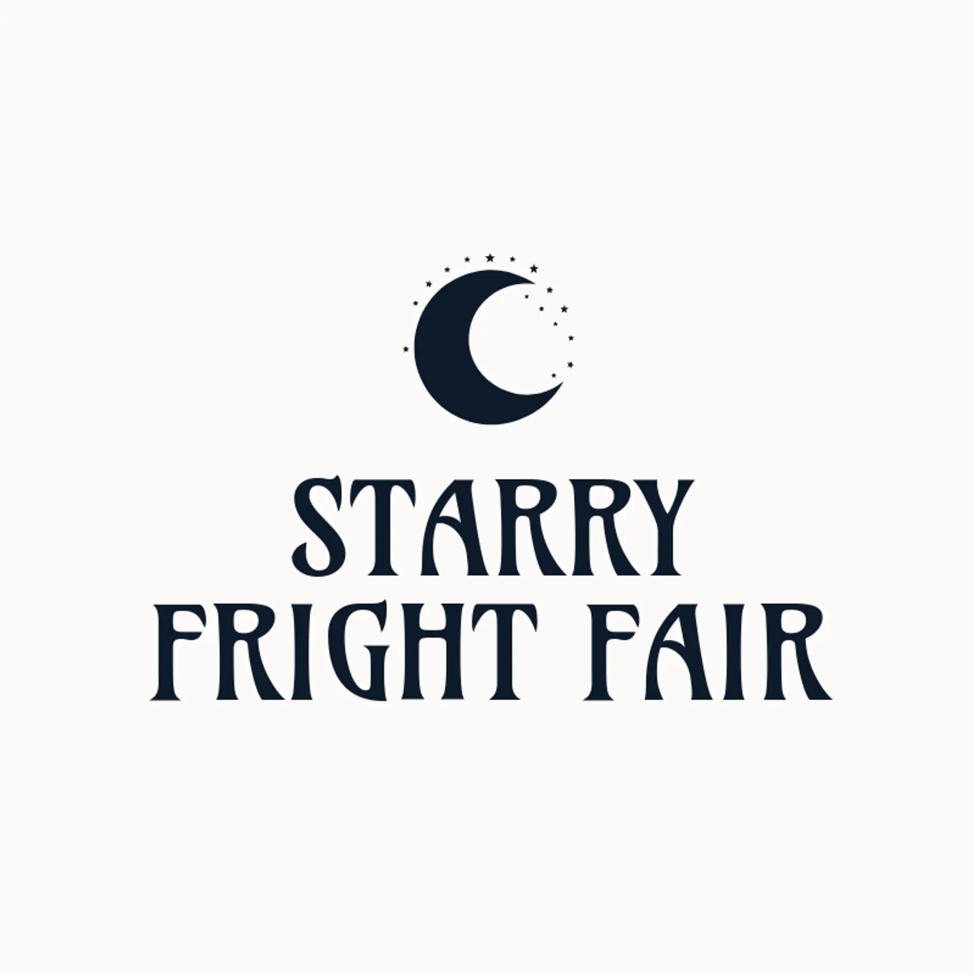 Starry Fright Fair logo for halloween