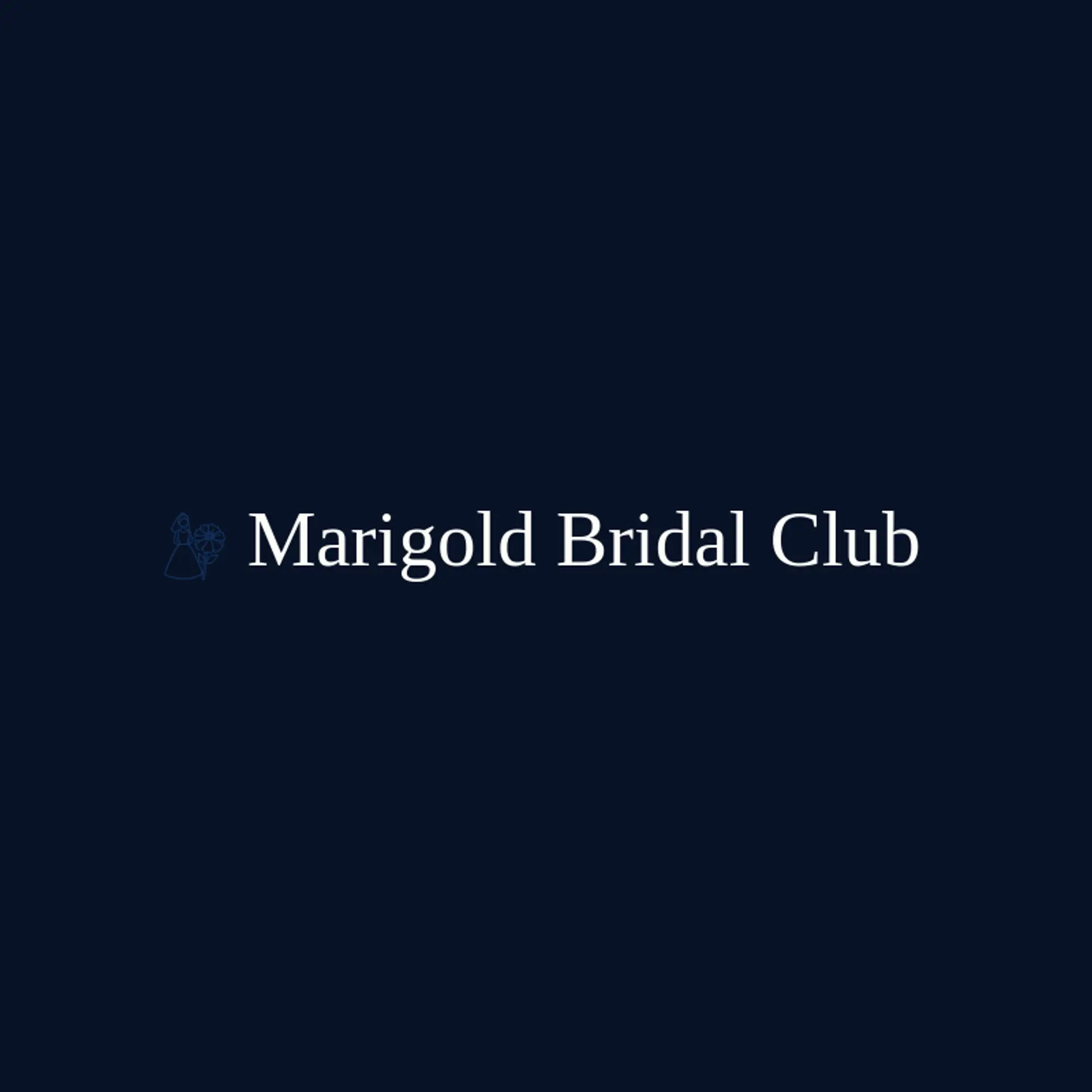 Marigold Bridal Club logo for bride