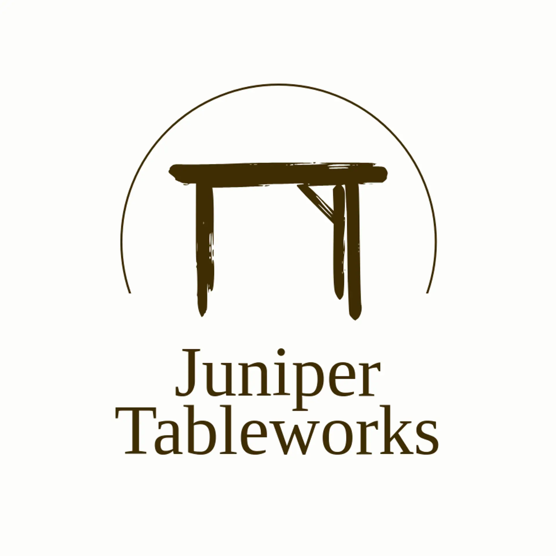 Juniper Tableworks logo for table