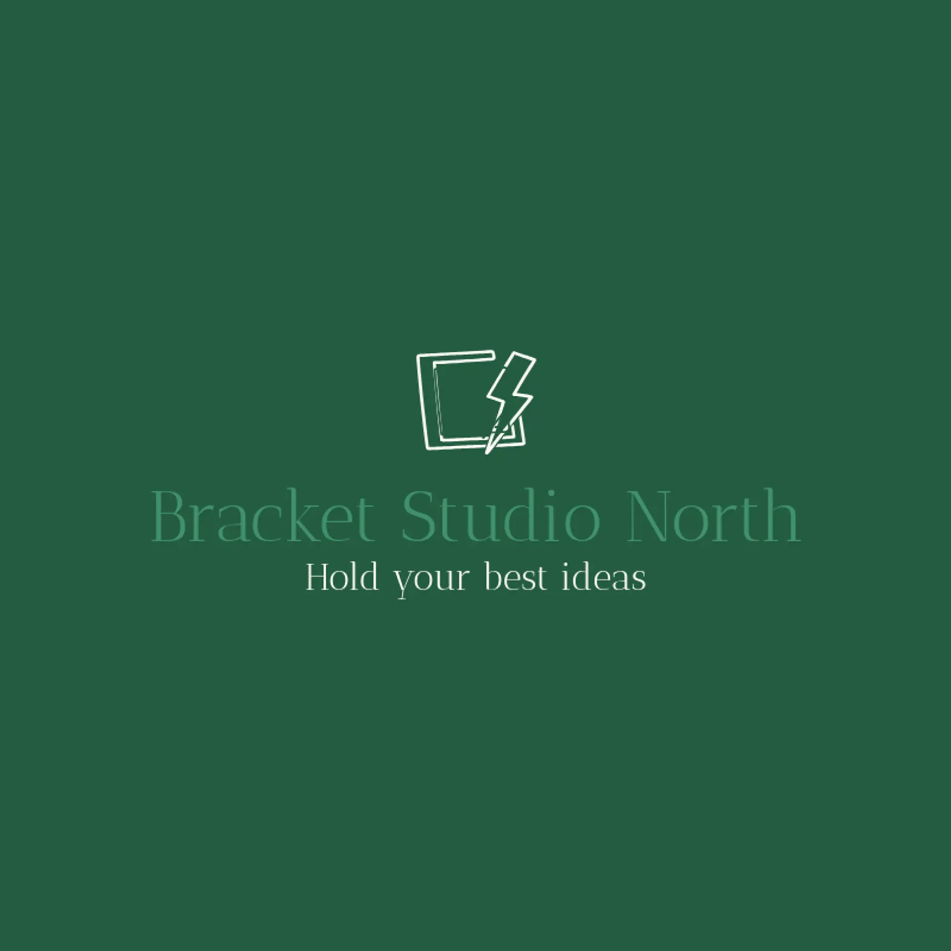 Bracket Studio North logo for frame