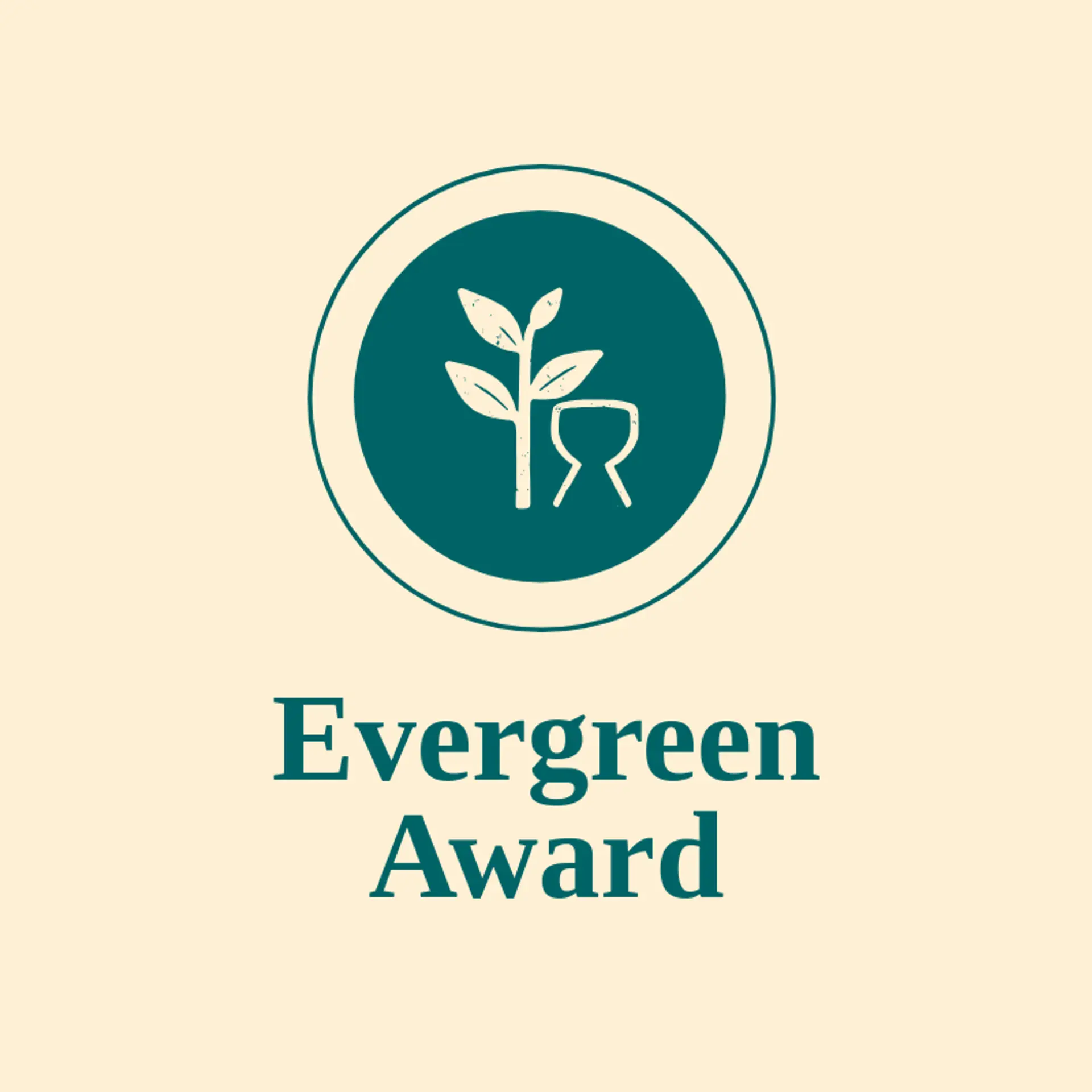 Evergreen Award logo for scholarship