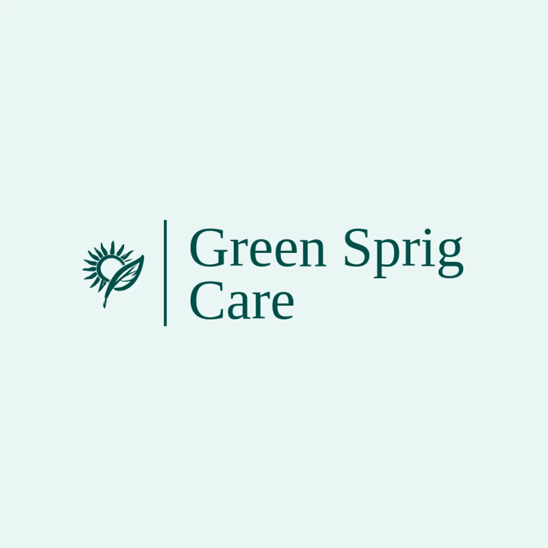 Green Sprig Care logo for childcare