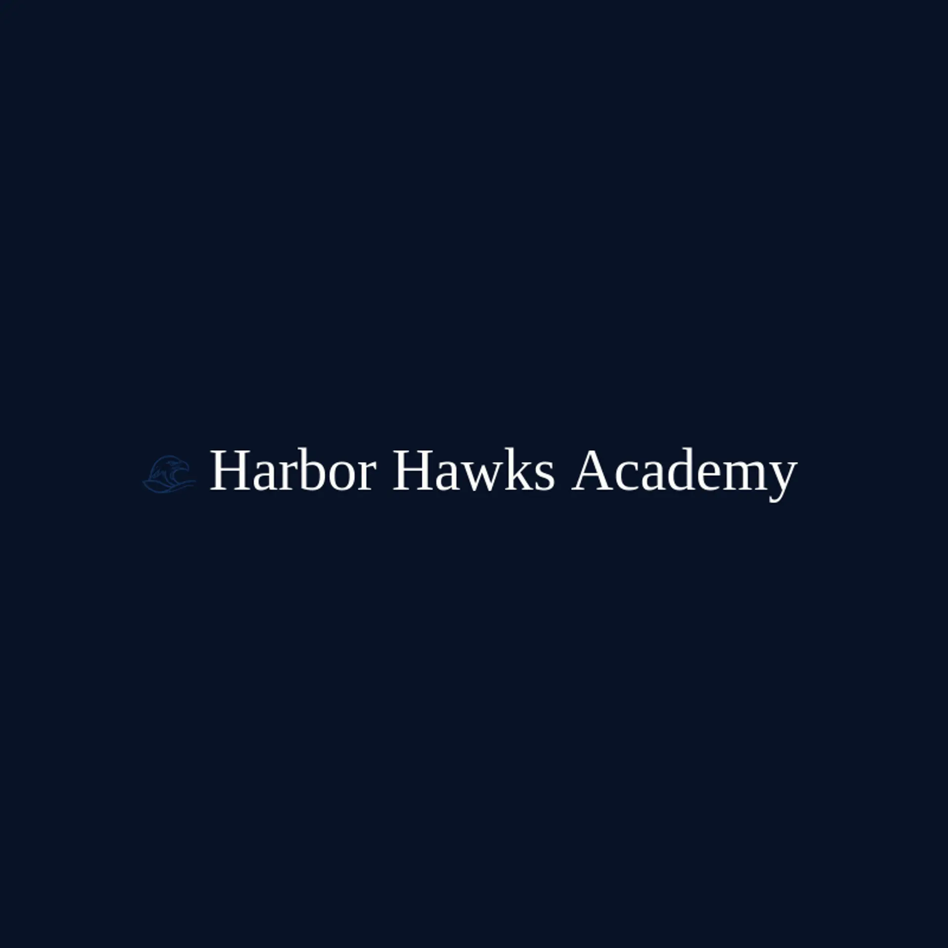 Harbor Hawks Academy logo for varsity