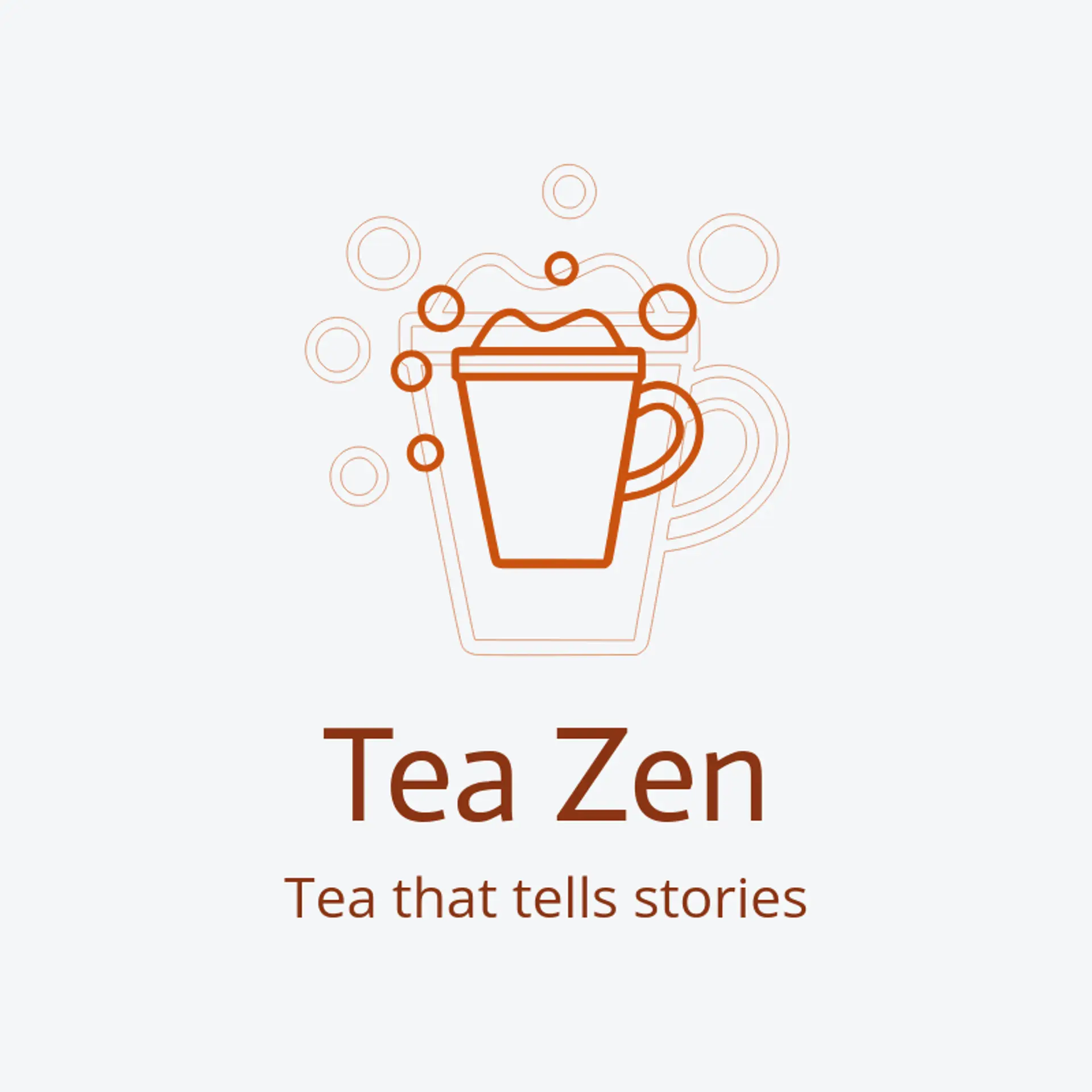 Tea Zen logo for milk tea