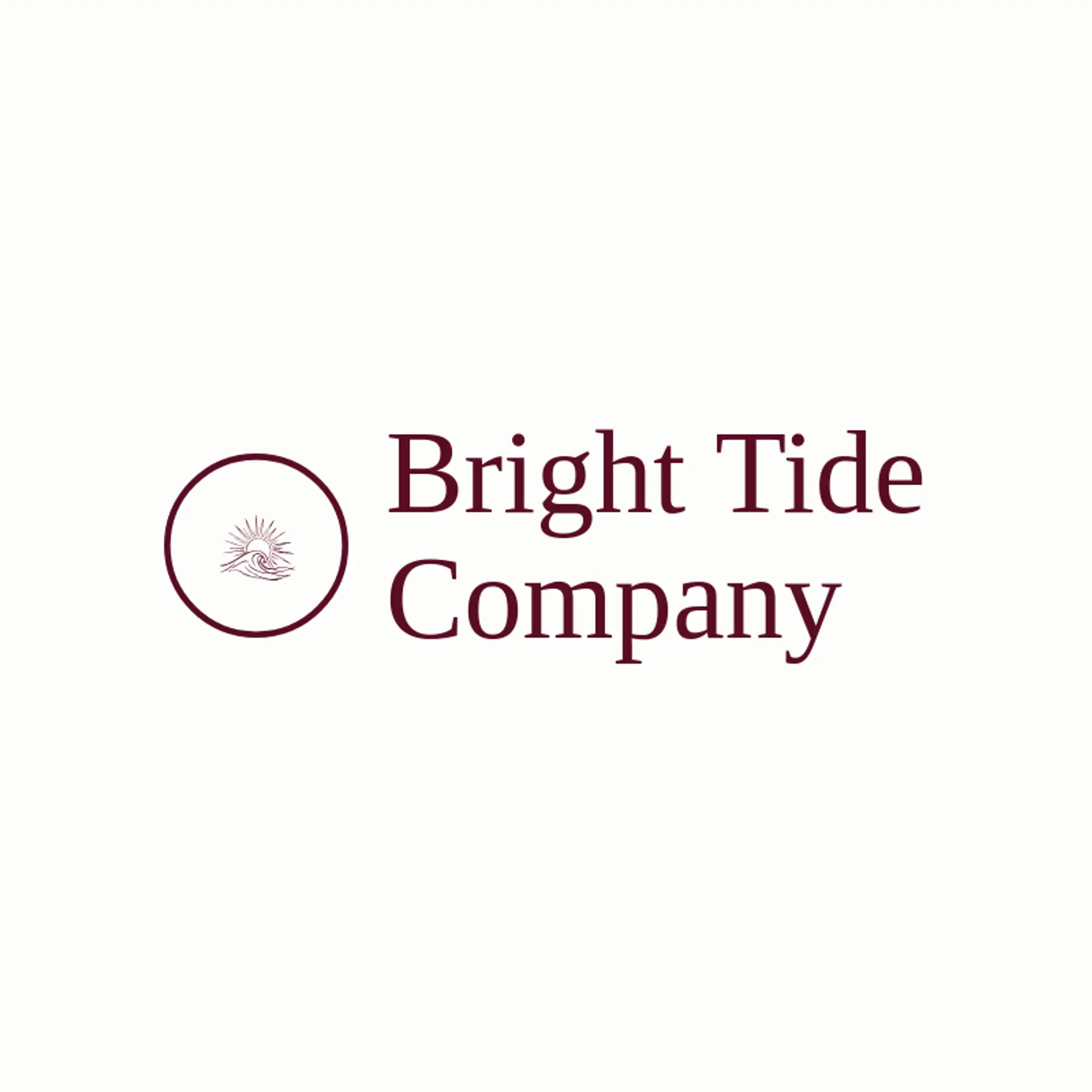 Bright Tide Company logo for flare