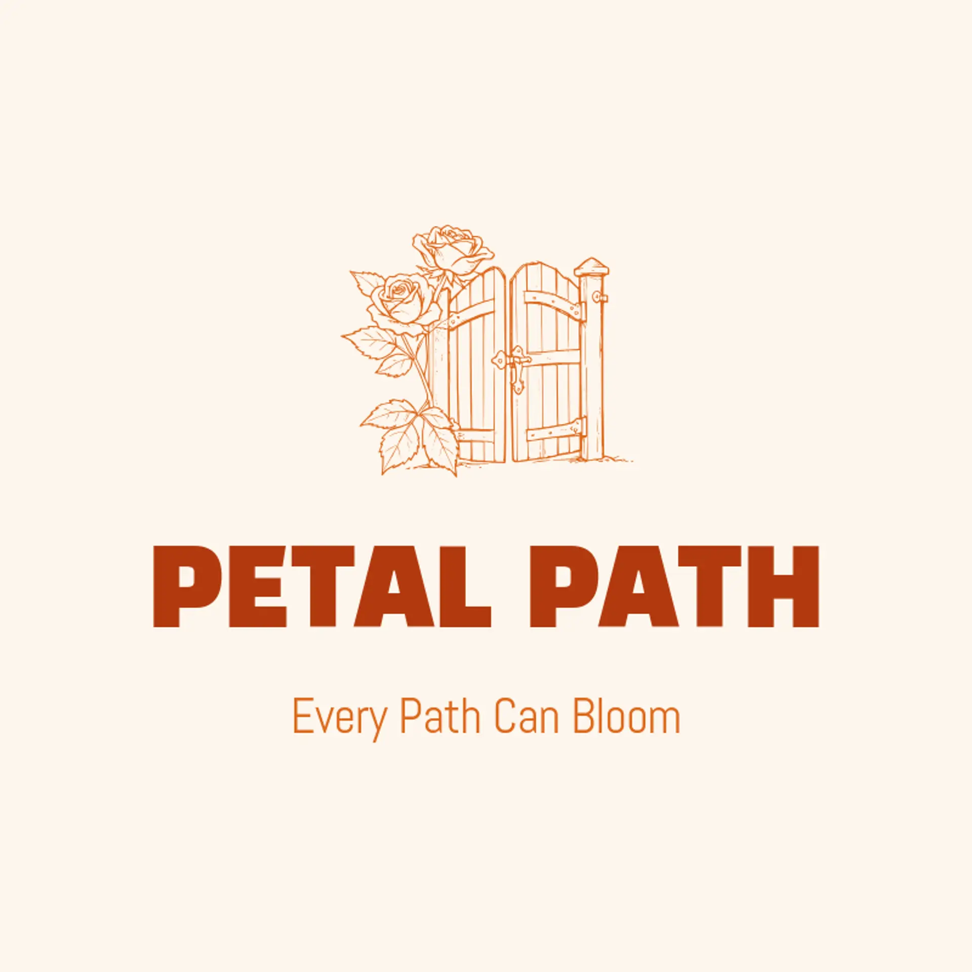 Petal Path logo for rose