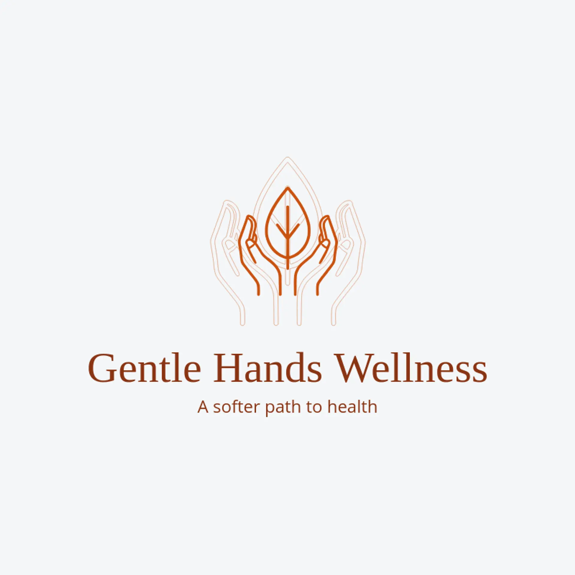 Gentle Hands Wellness logo for health care
