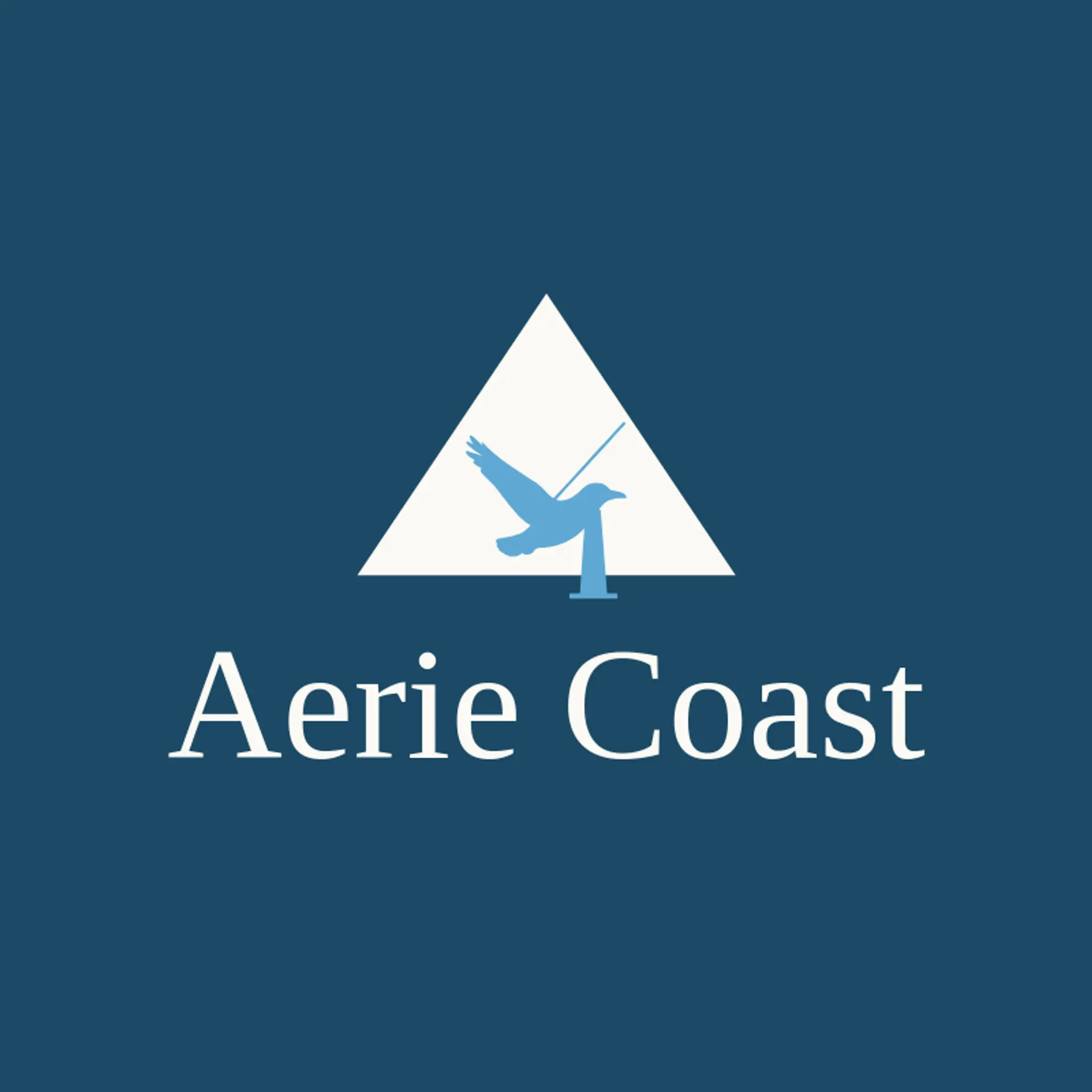Aerie Coast logo for lighthouse