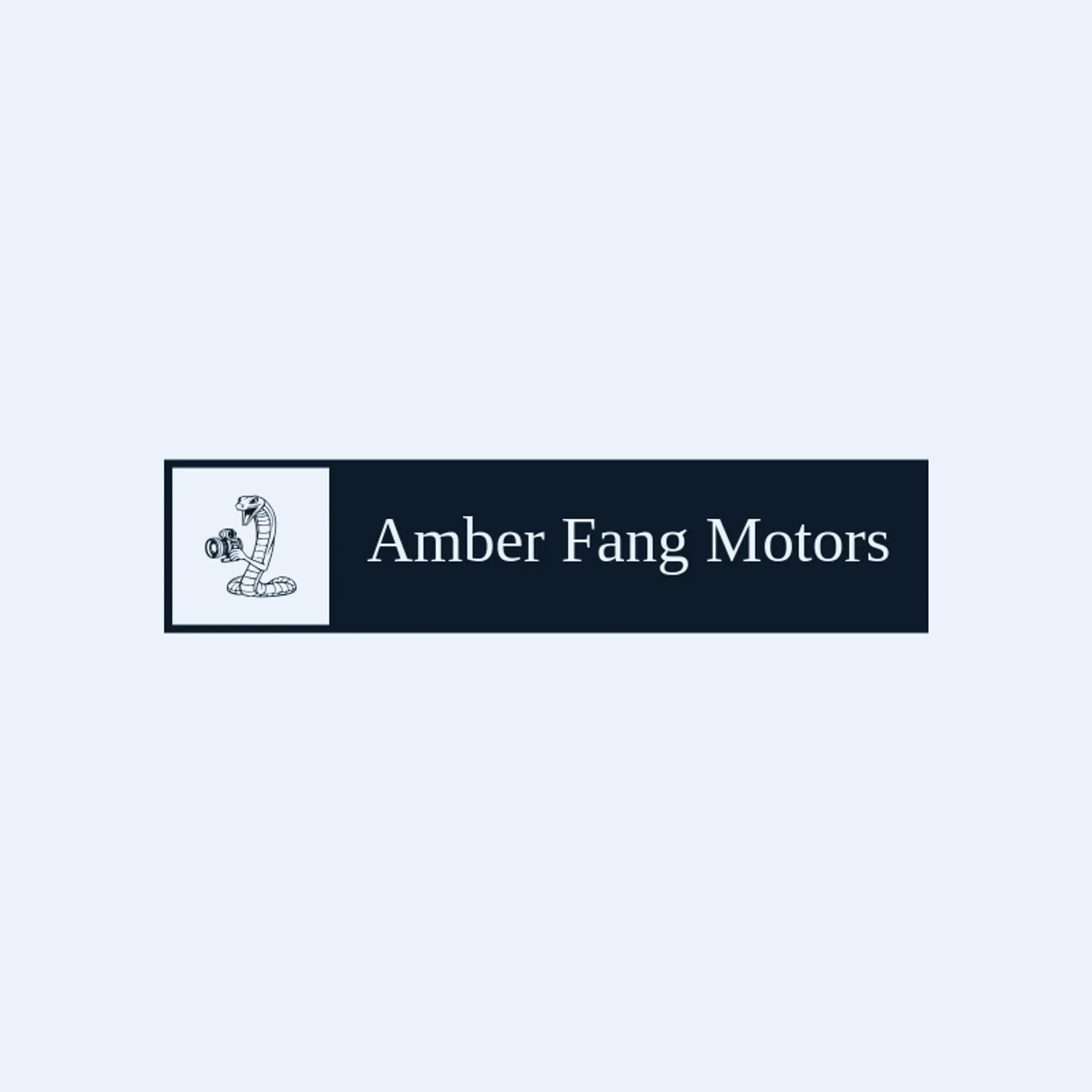Amber Fang Motors logo for cobra