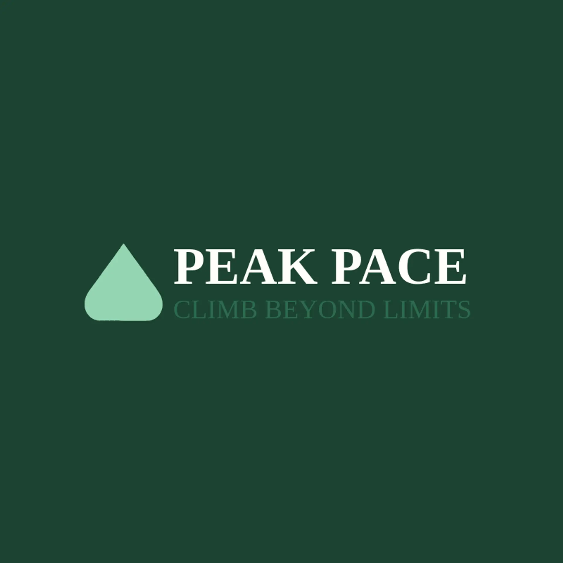 Peak Pace logo for running