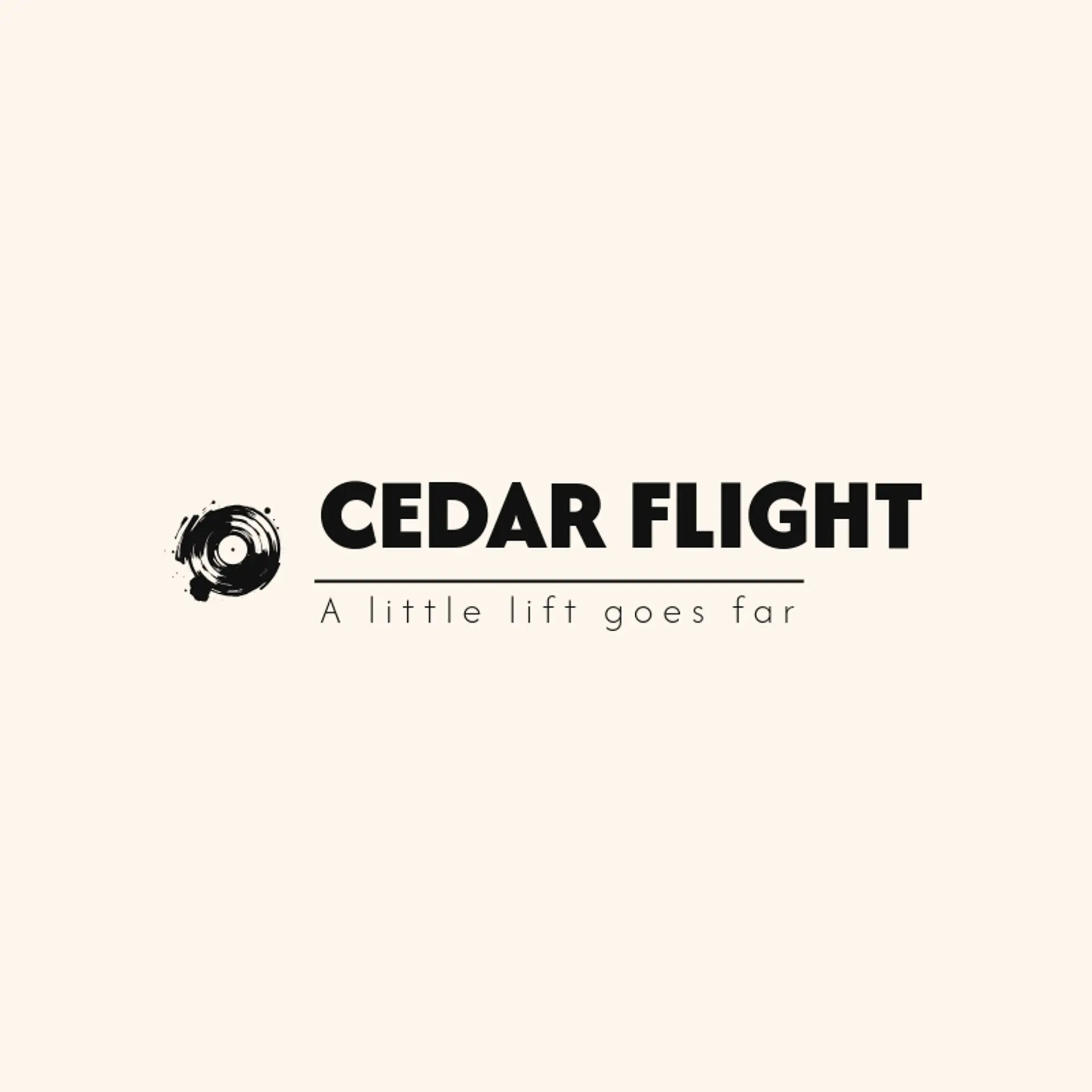 Cedar Flight logo for disc