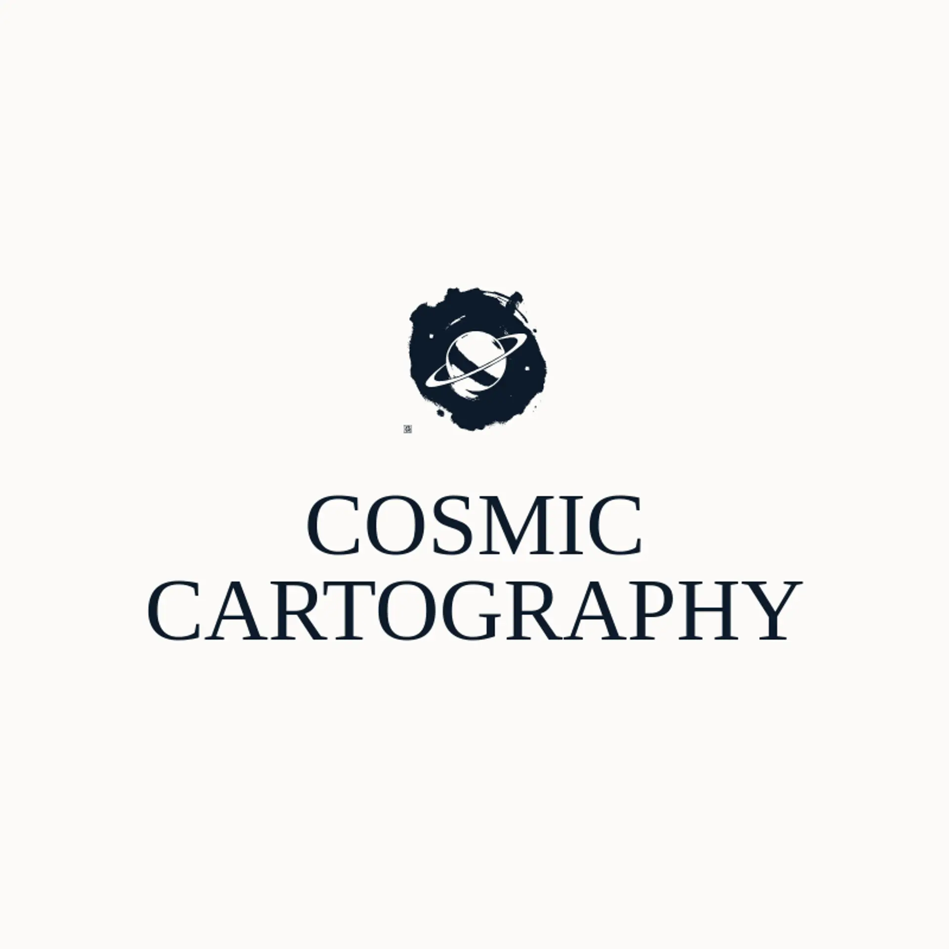 Cosmic Cartography logo for saturn