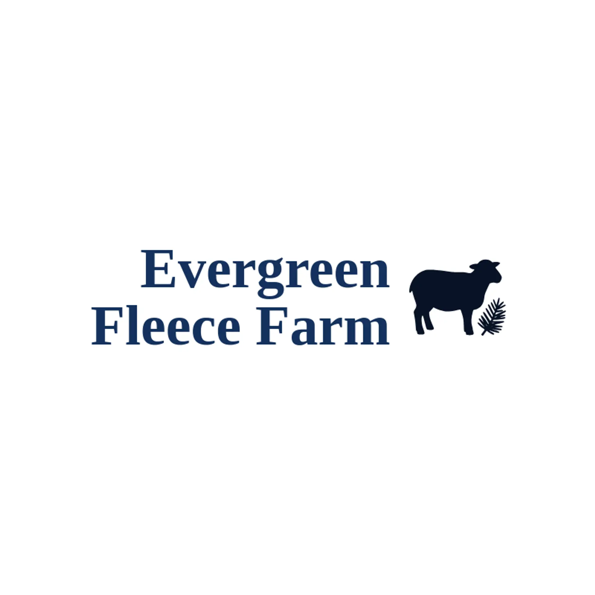 Evergreen Fleece Farm logo for lamb