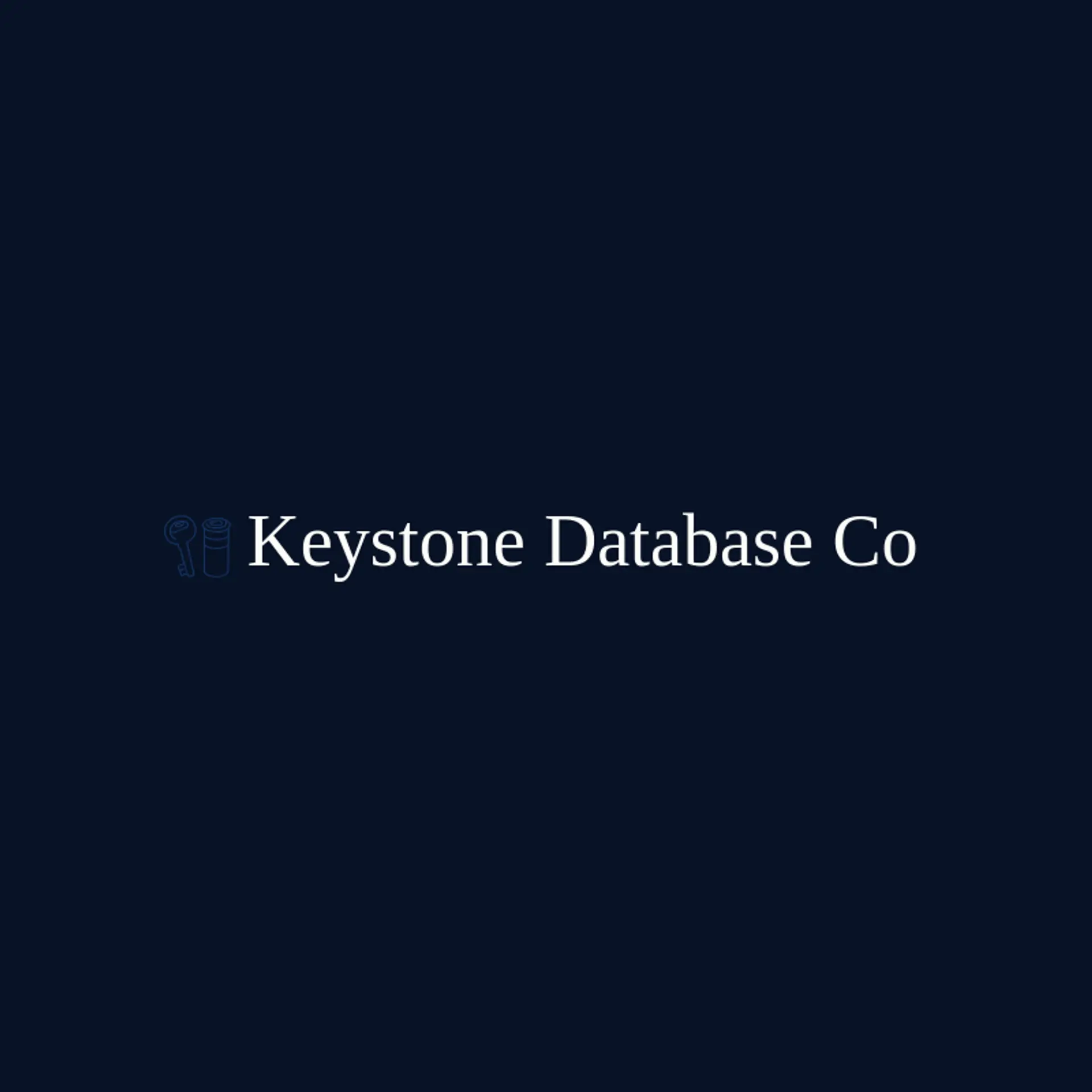 Keystone Database Co logo for database