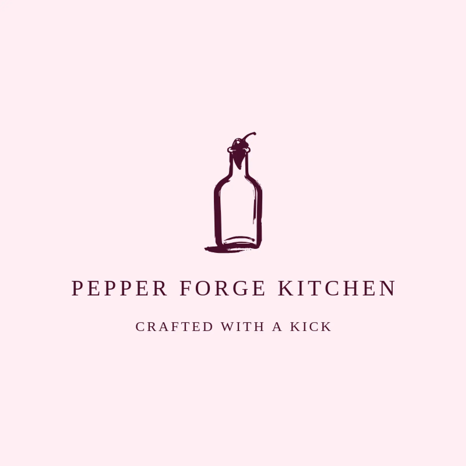 Pepper Forge Kitchen logo for hot sauce