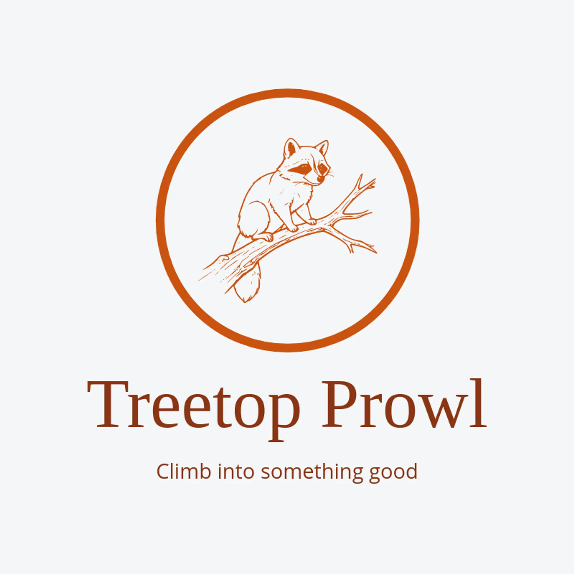 Treetop Prowl logo for raccoon