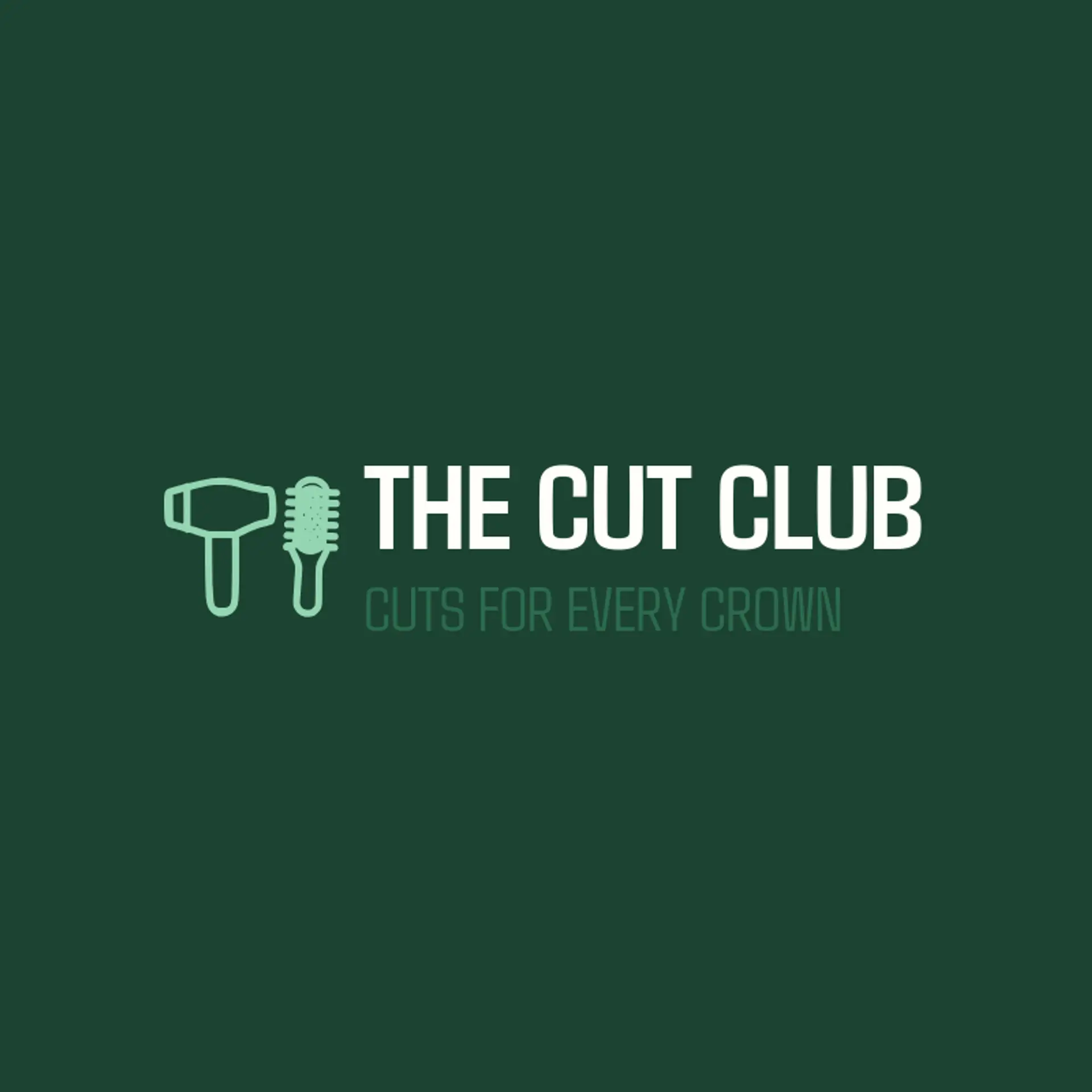 The Cut Club logo for hair stylist