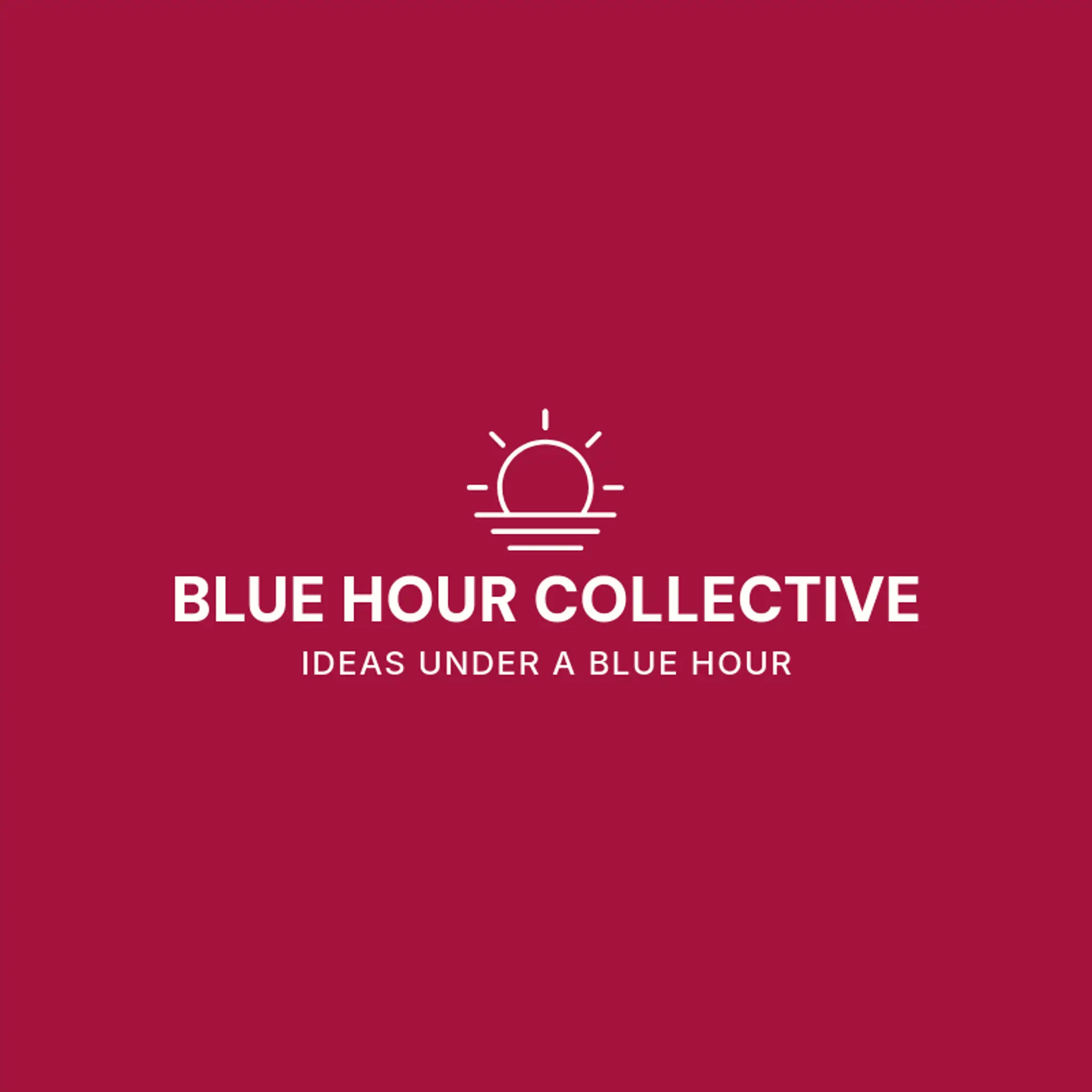 Blue Hour Collective logo for horizon