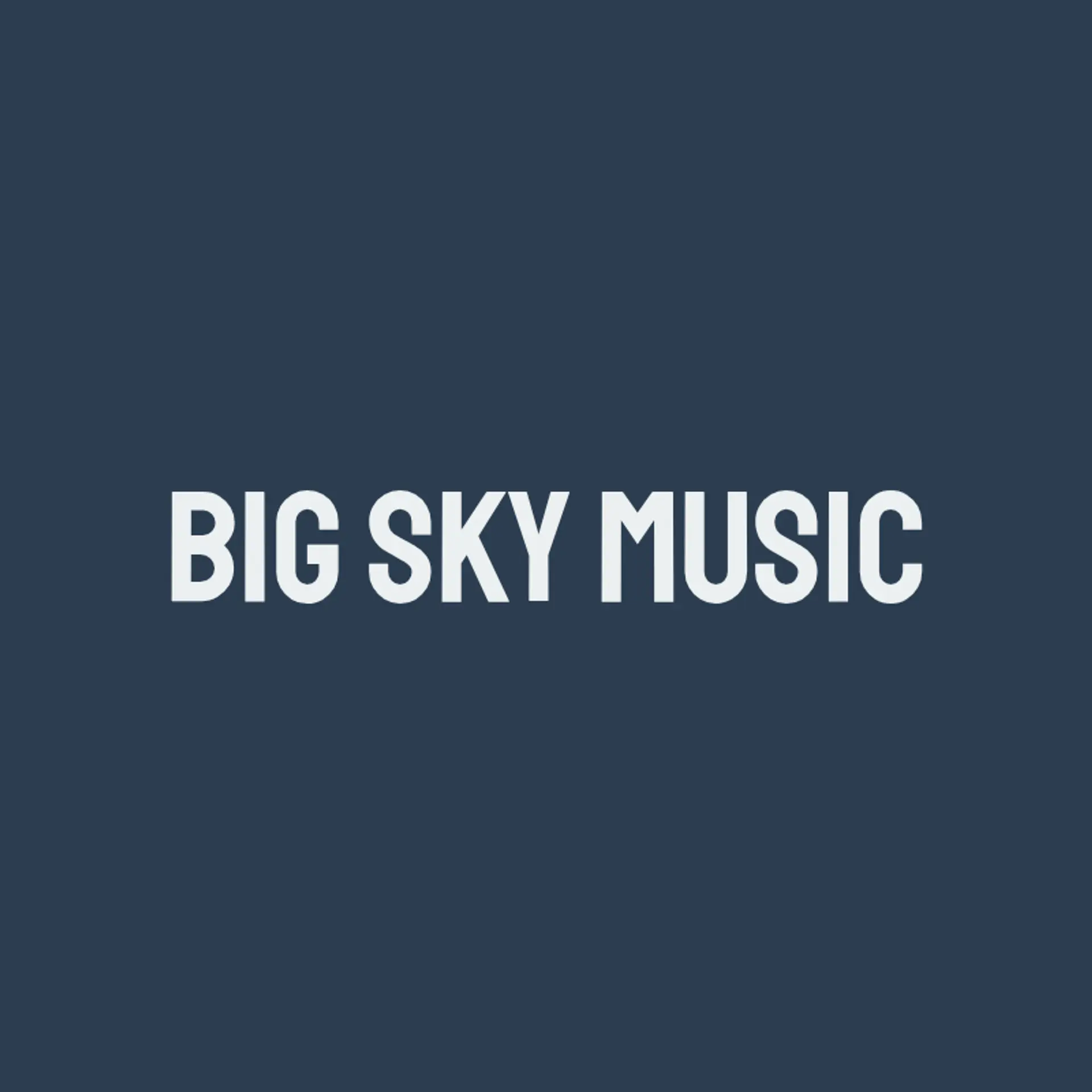 Big Sky Music logo for country music