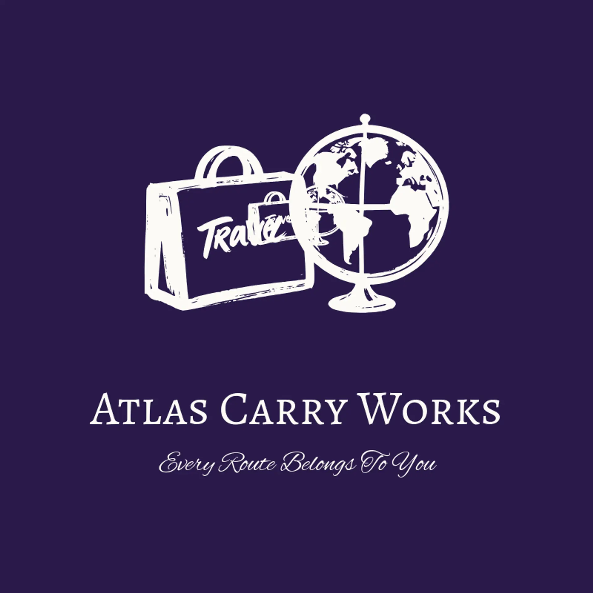 Atlas Carry Works logo for bag