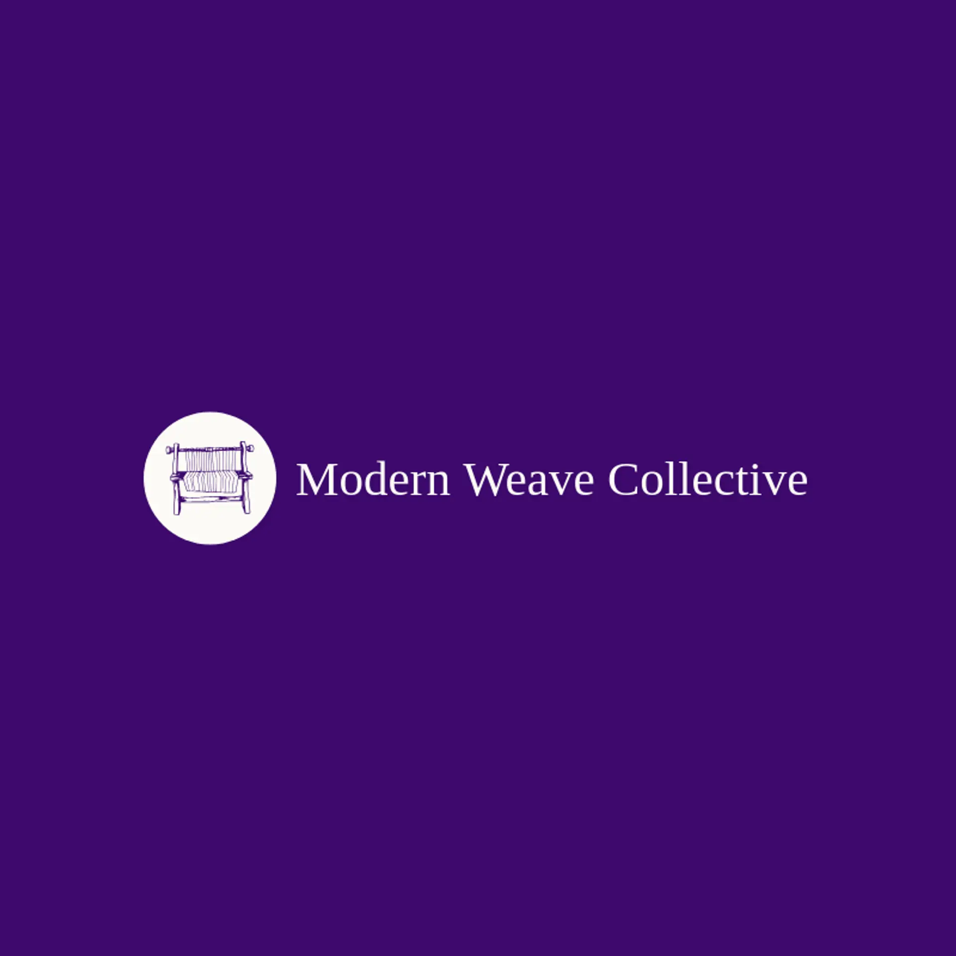 Modern Weave Collective logo for loom