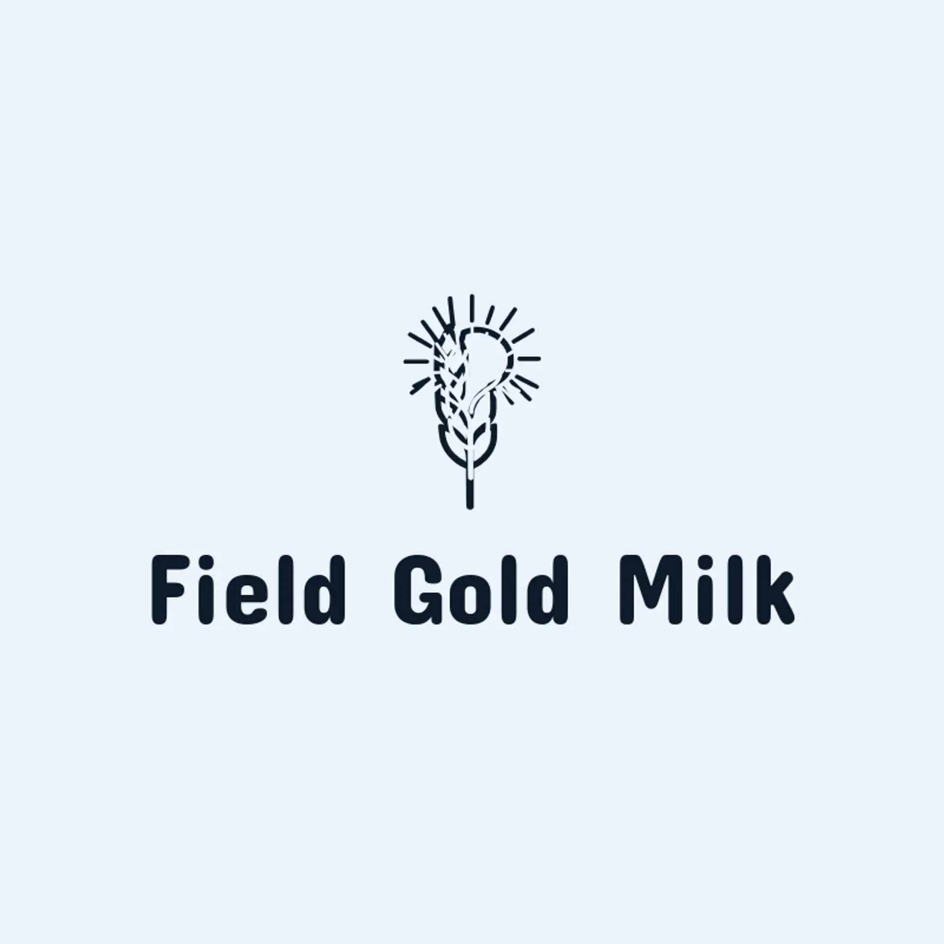 Field Gold Milk logo for milk